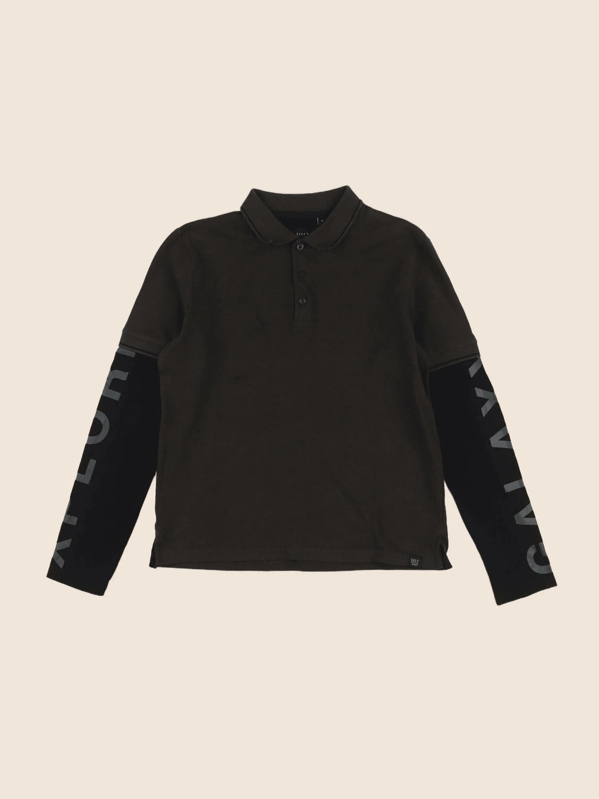 IKKS - polo vert, noir - 12 ans