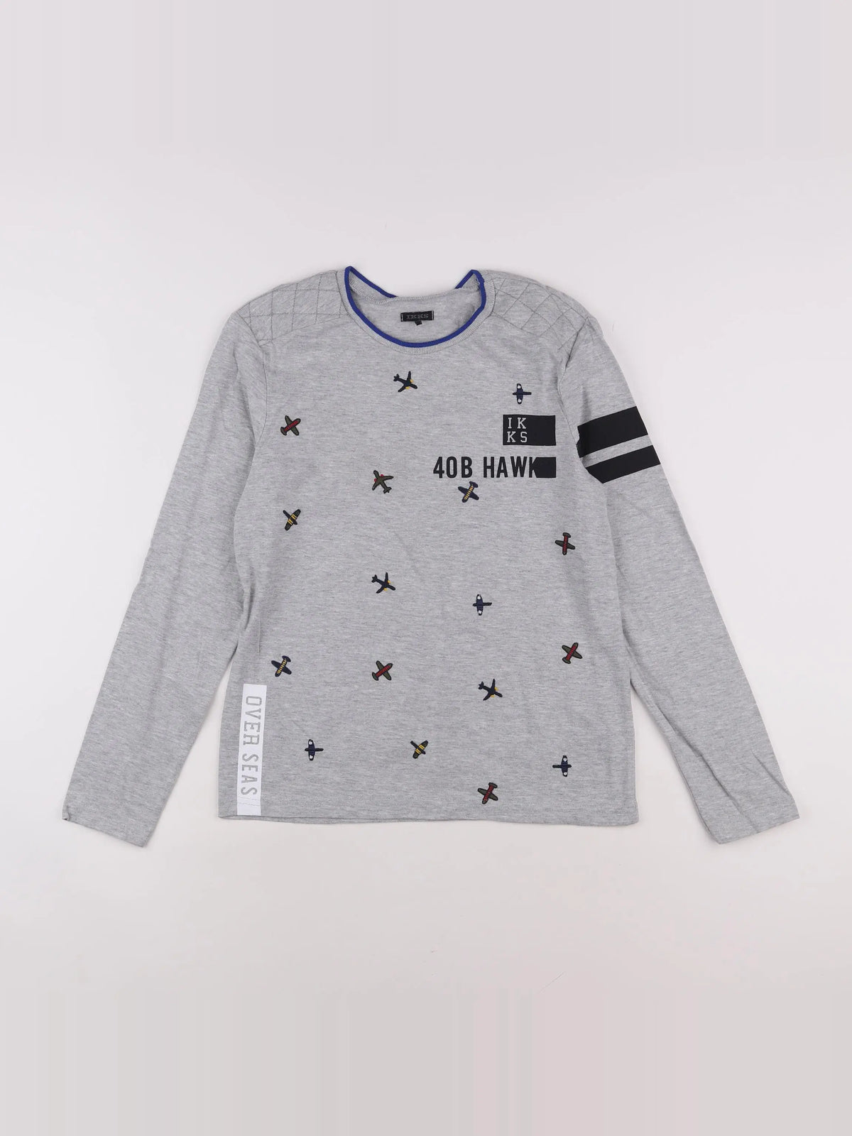 IKKS - tee-shirt gris - 12 ans