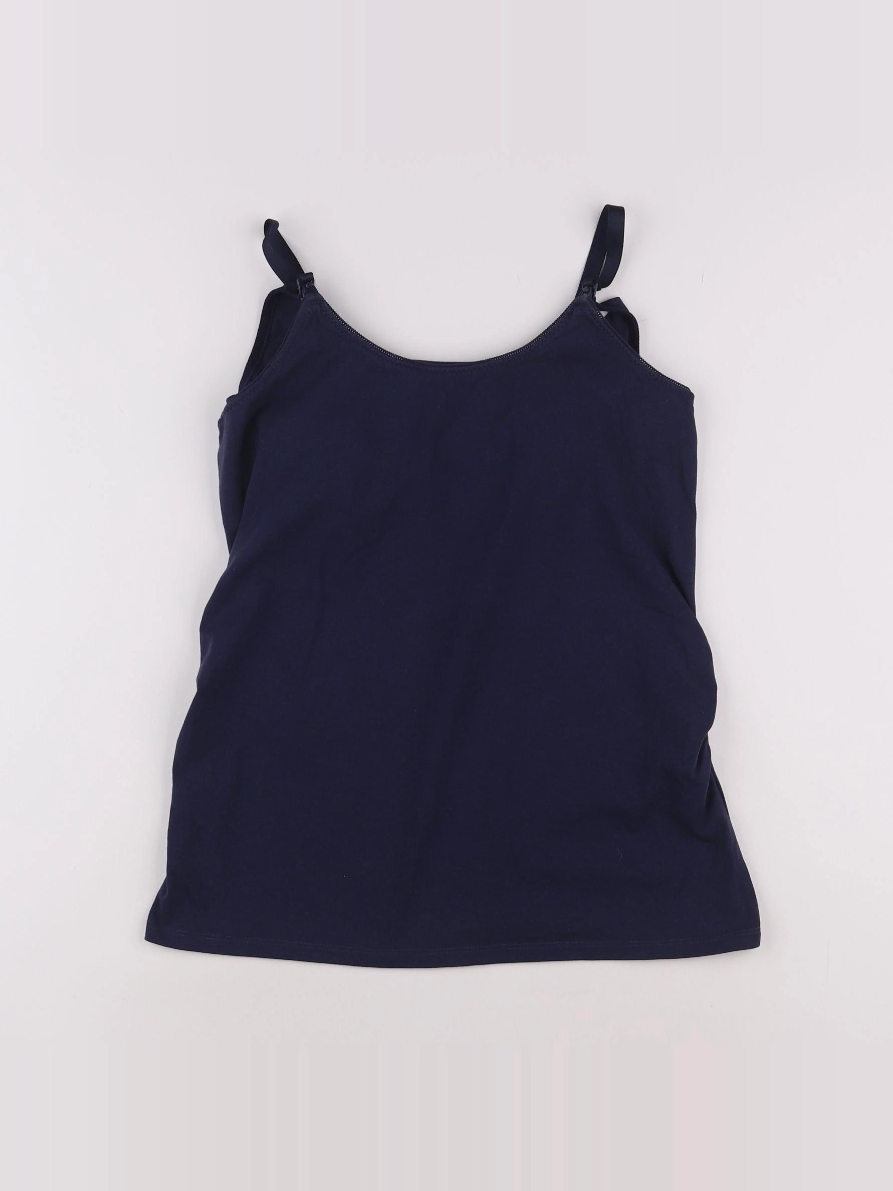 Vertbaudet - débardeur allaitement bleu - 34 à 36