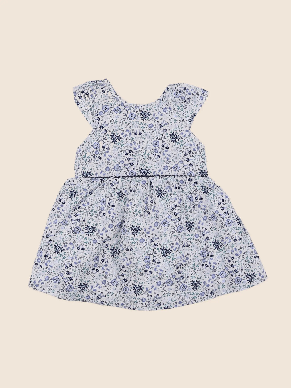 Vertbaudet - robe bleu - 9 mois