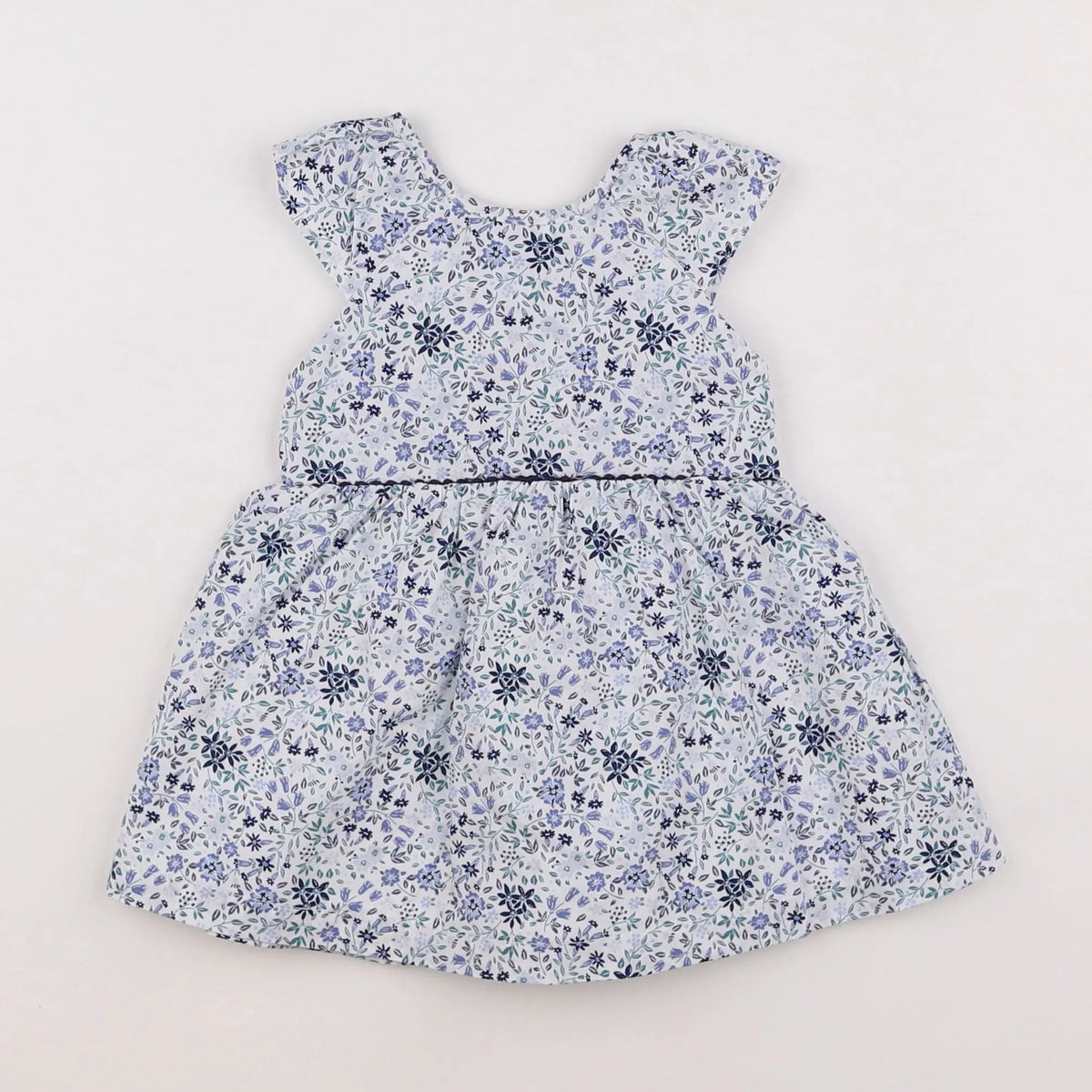 Vertbaudet - robe bleu - 9 mois