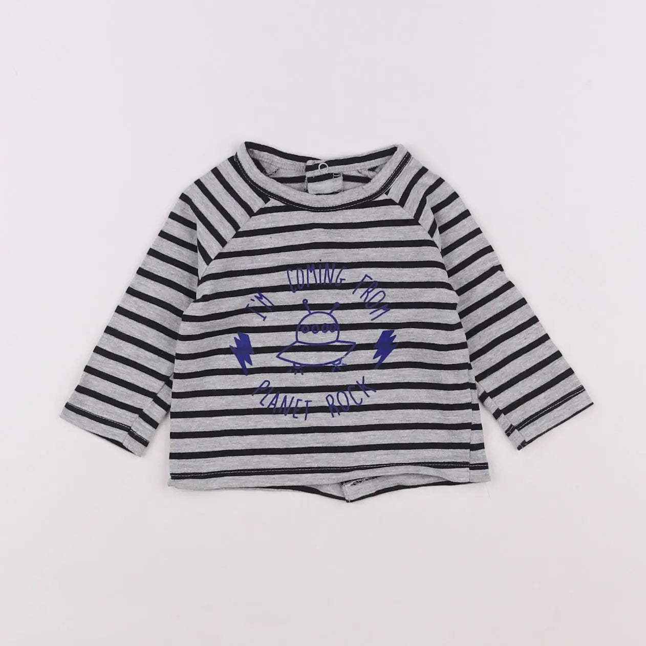 Vertbaudet - tee-shirt gris - 3 mois