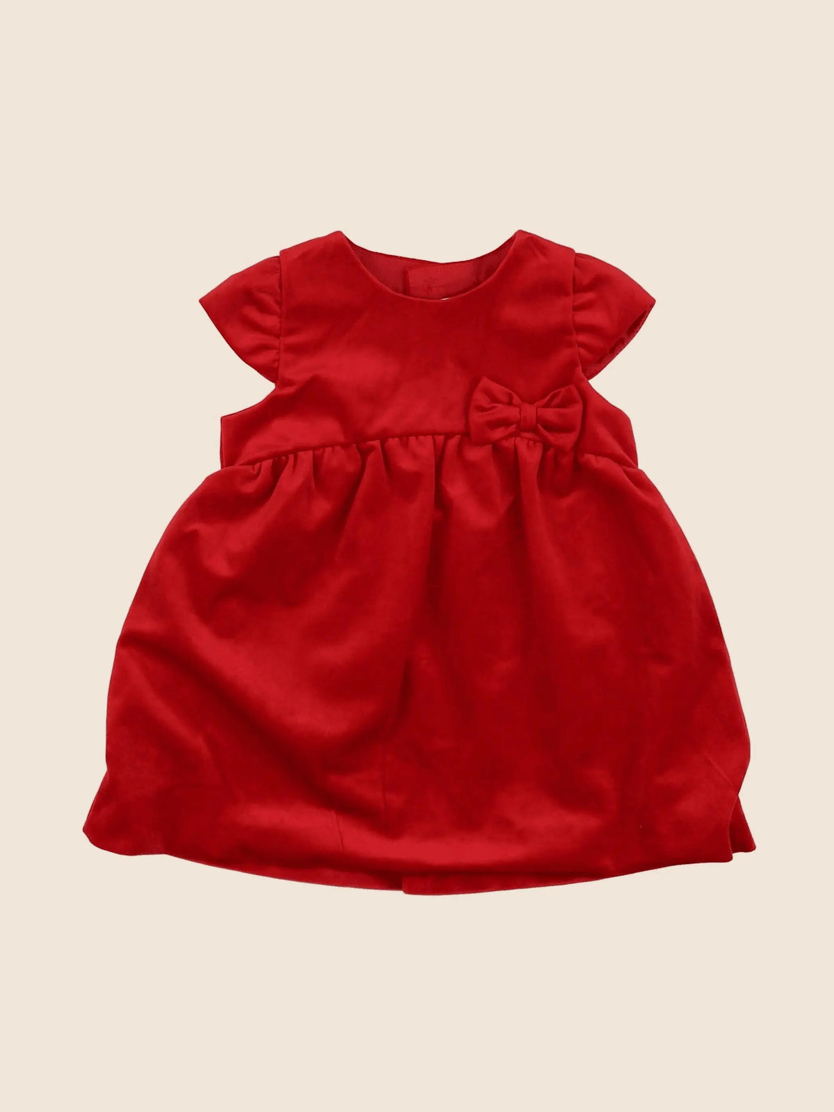 Vertbaudet - robe rouge - 12 mois