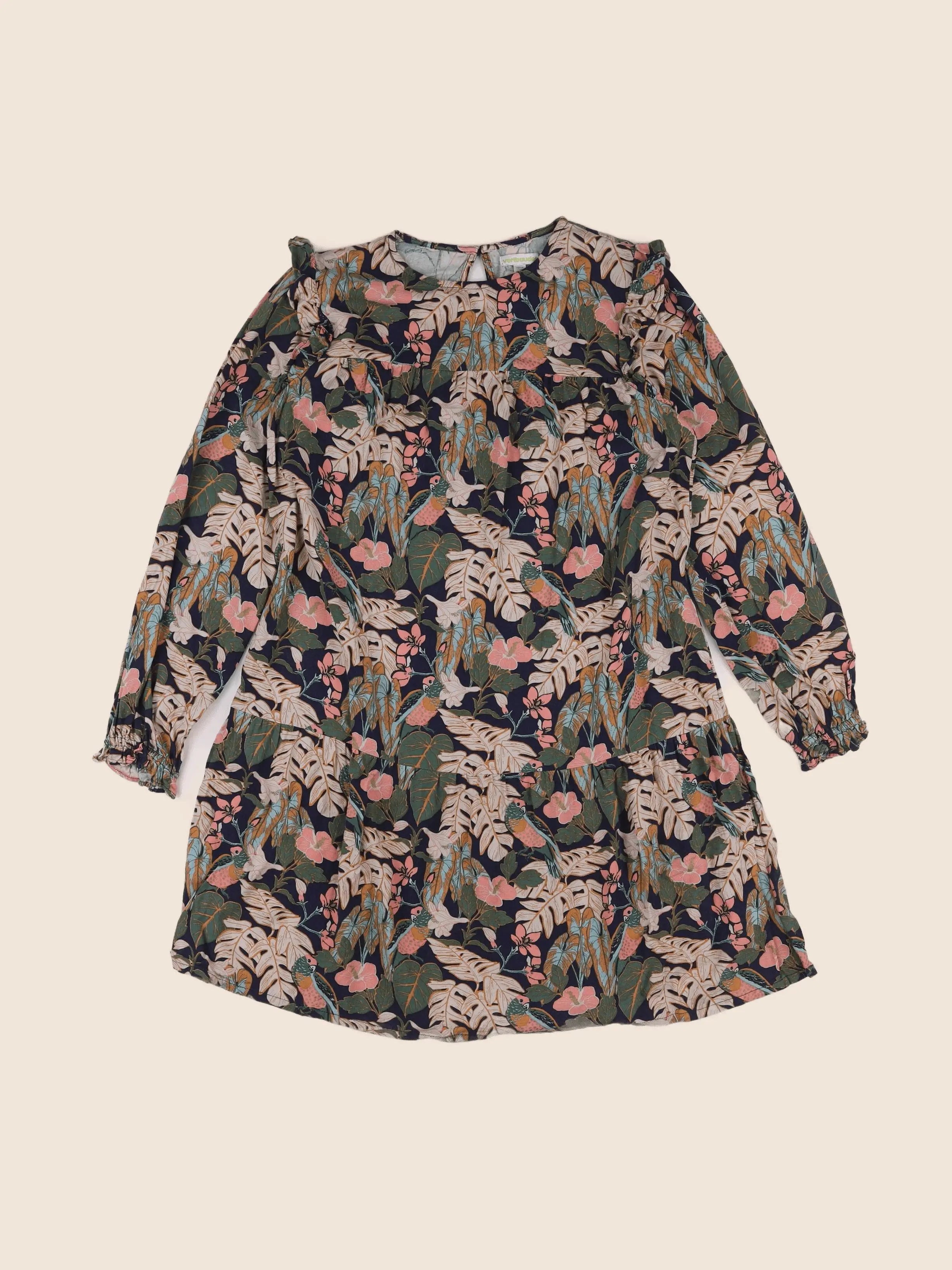 Vertbaudet - robe multicolore - 12 ans