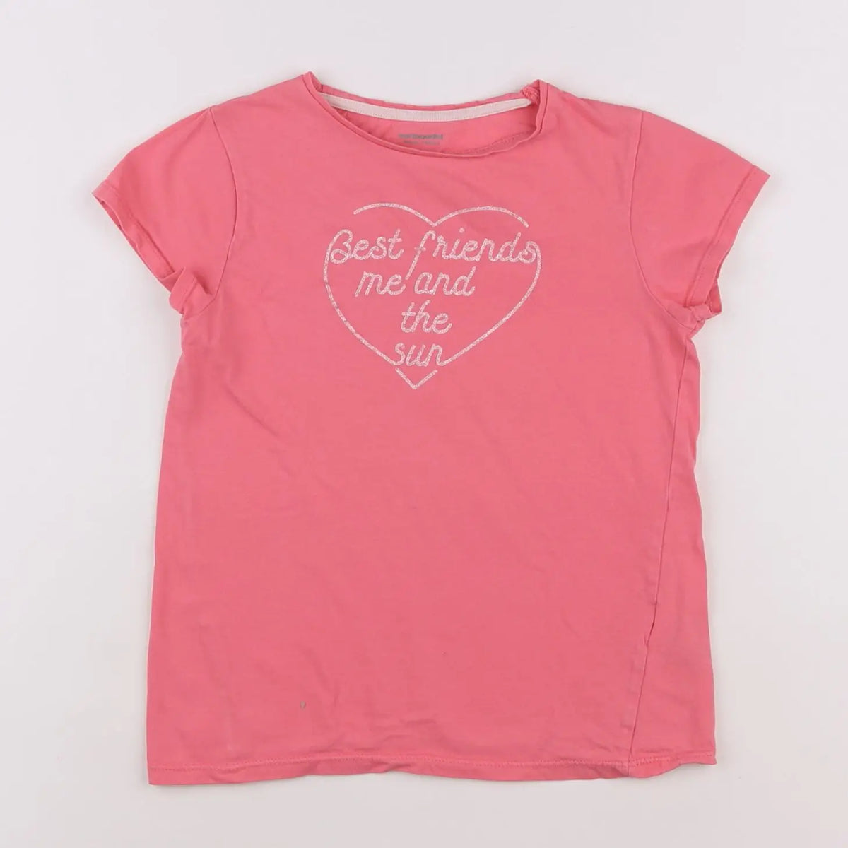 Vertbaudet - tee-shirt rose - 10 ans