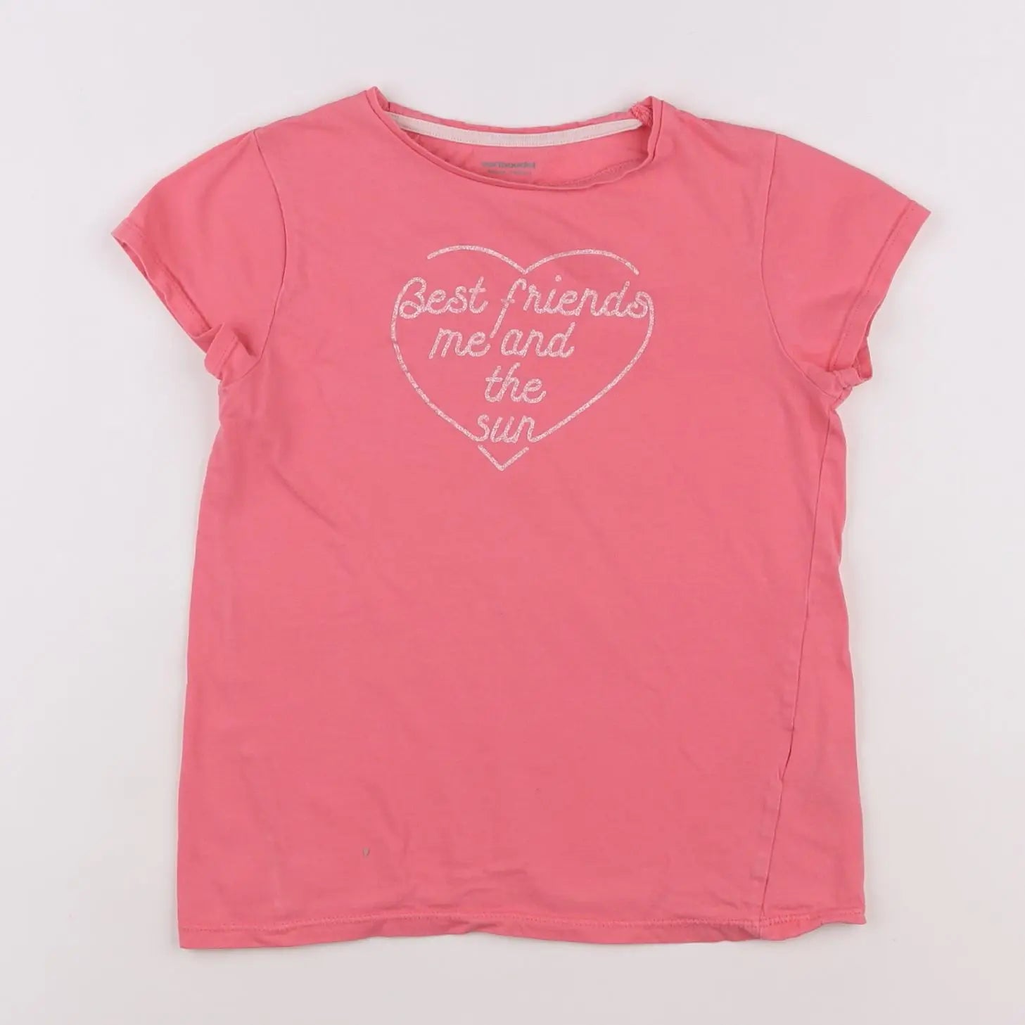 Vertbaudet - tee-shirt rose - 10 ans