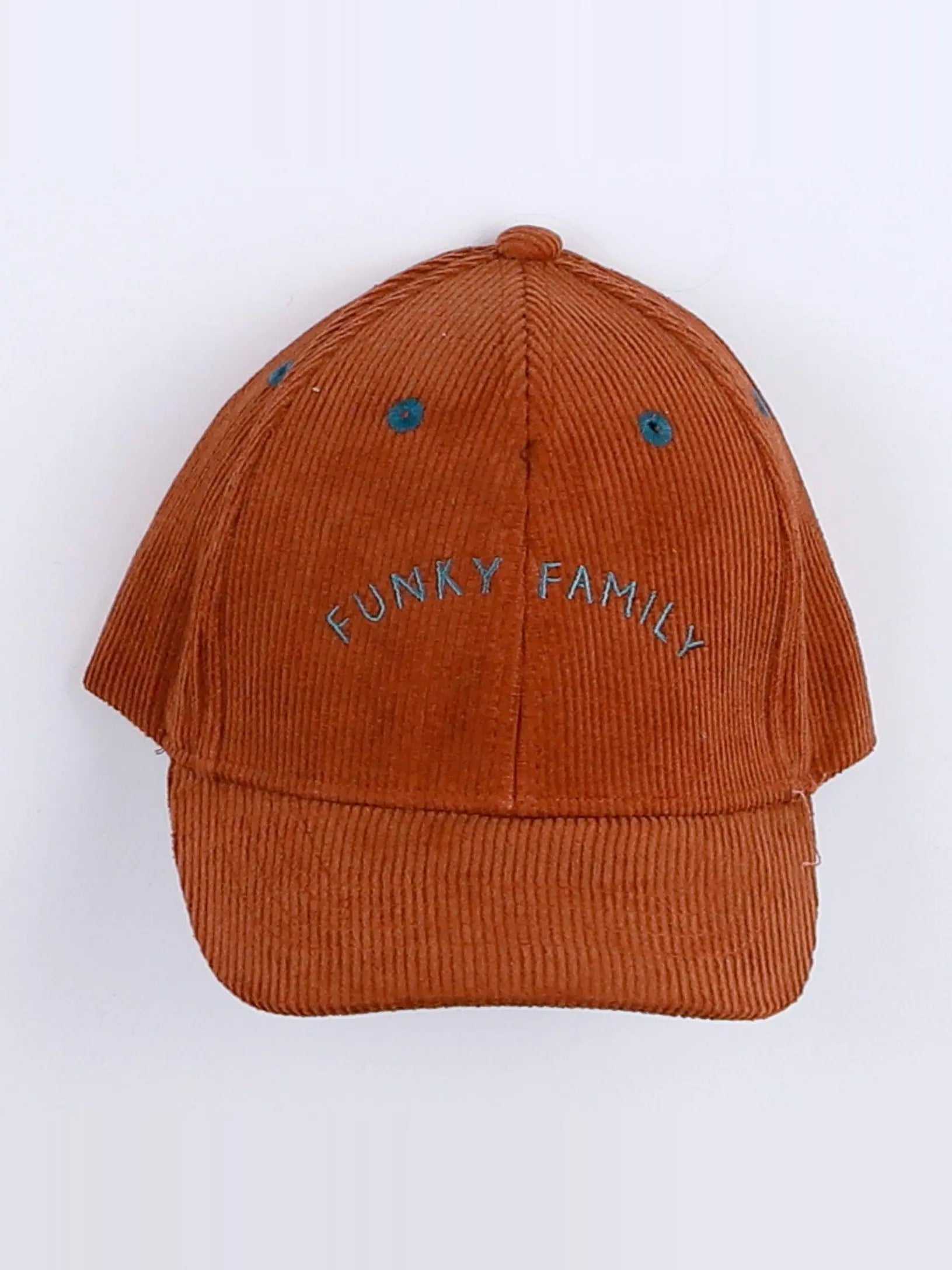 Casquette velours "FUNKY FAMILY" marron