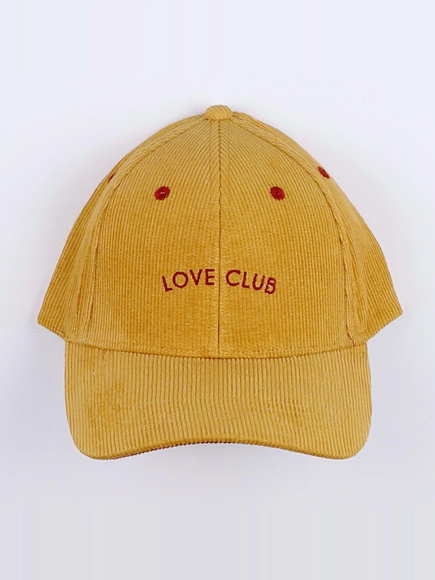Casquette " LOVE CLUB" jaune