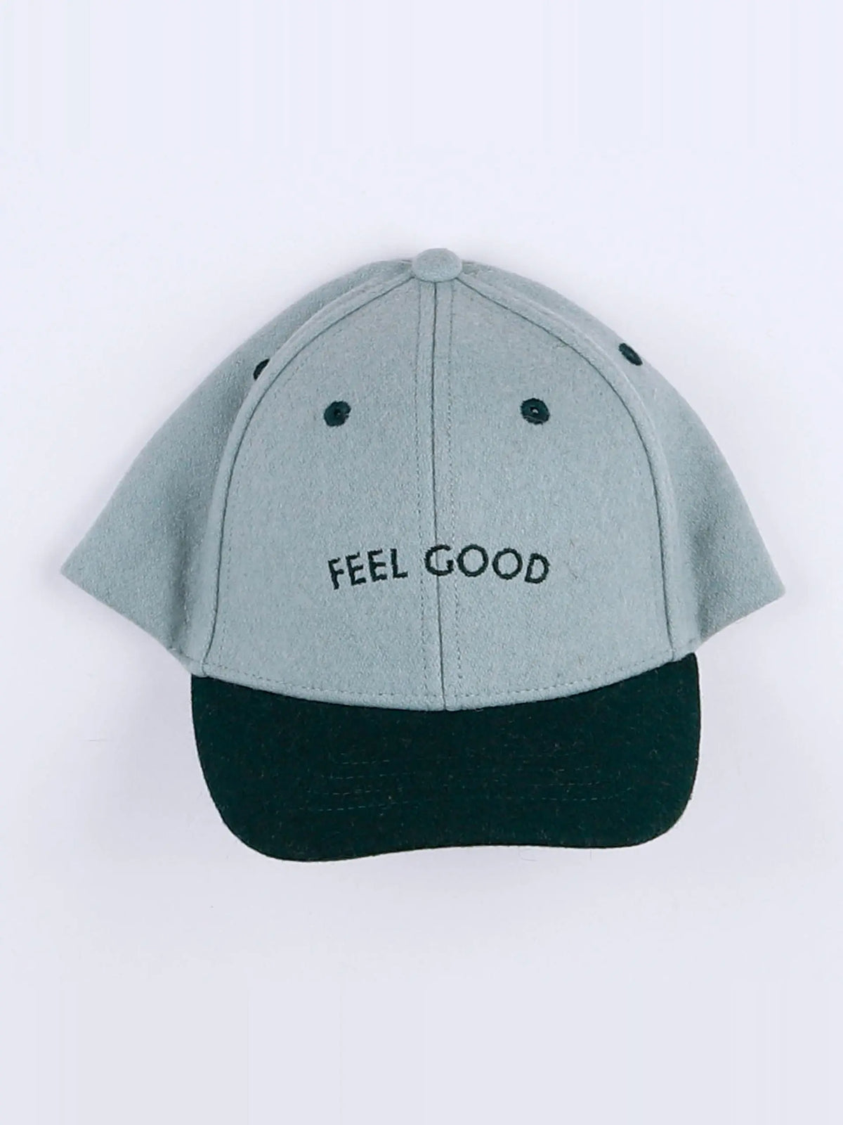 Casquette feutre " FEEL GOOD " vert