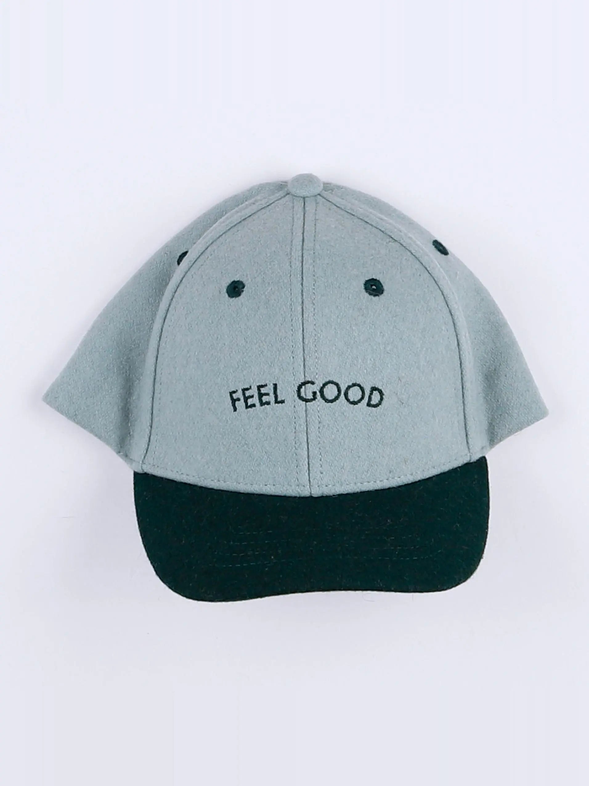 Casquette feutre " FEEL GOOD " vert