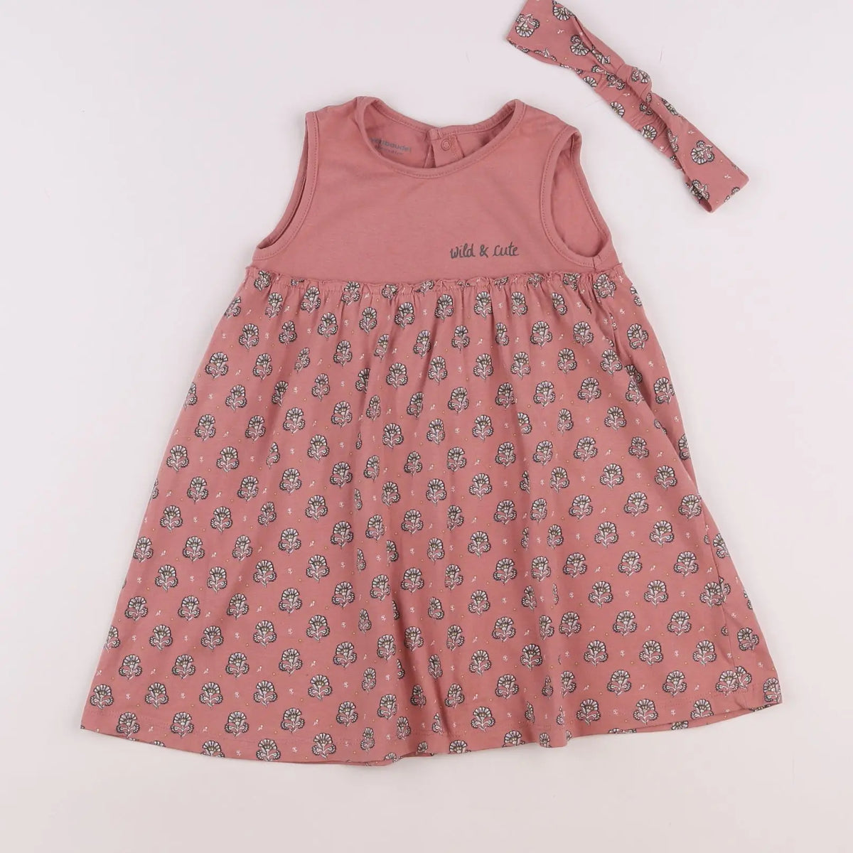 Vertbaudet - robe rose - 18 mois
