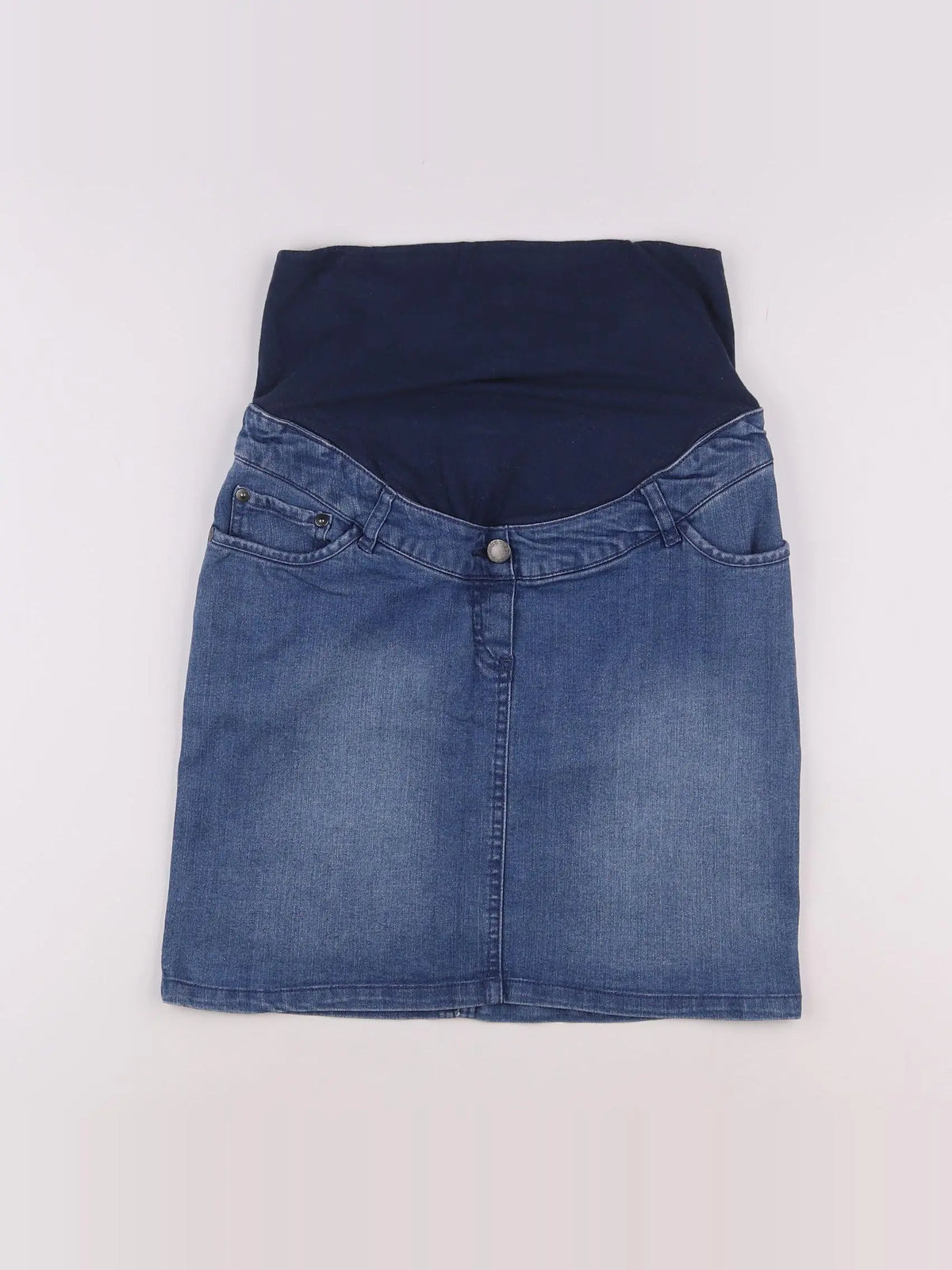 Vertbaudet - jupe grossesse bleu - 36