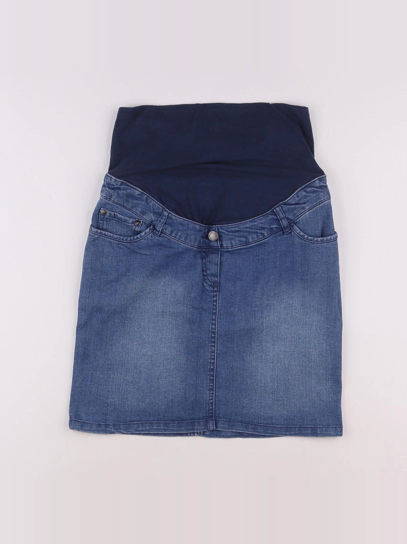 Vertbaudet - jupe grossesse bleu - 36