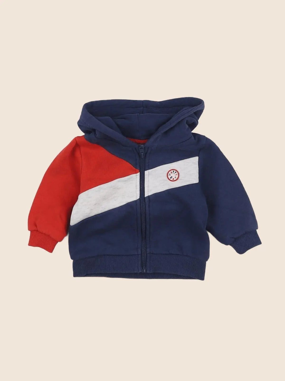 Tape à l'oeil - sweat bleu - 3 mois