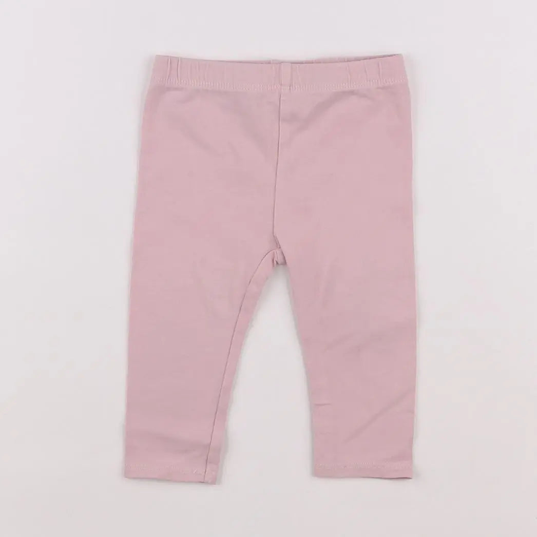 Vertbaudet - legging rose - 6 mois