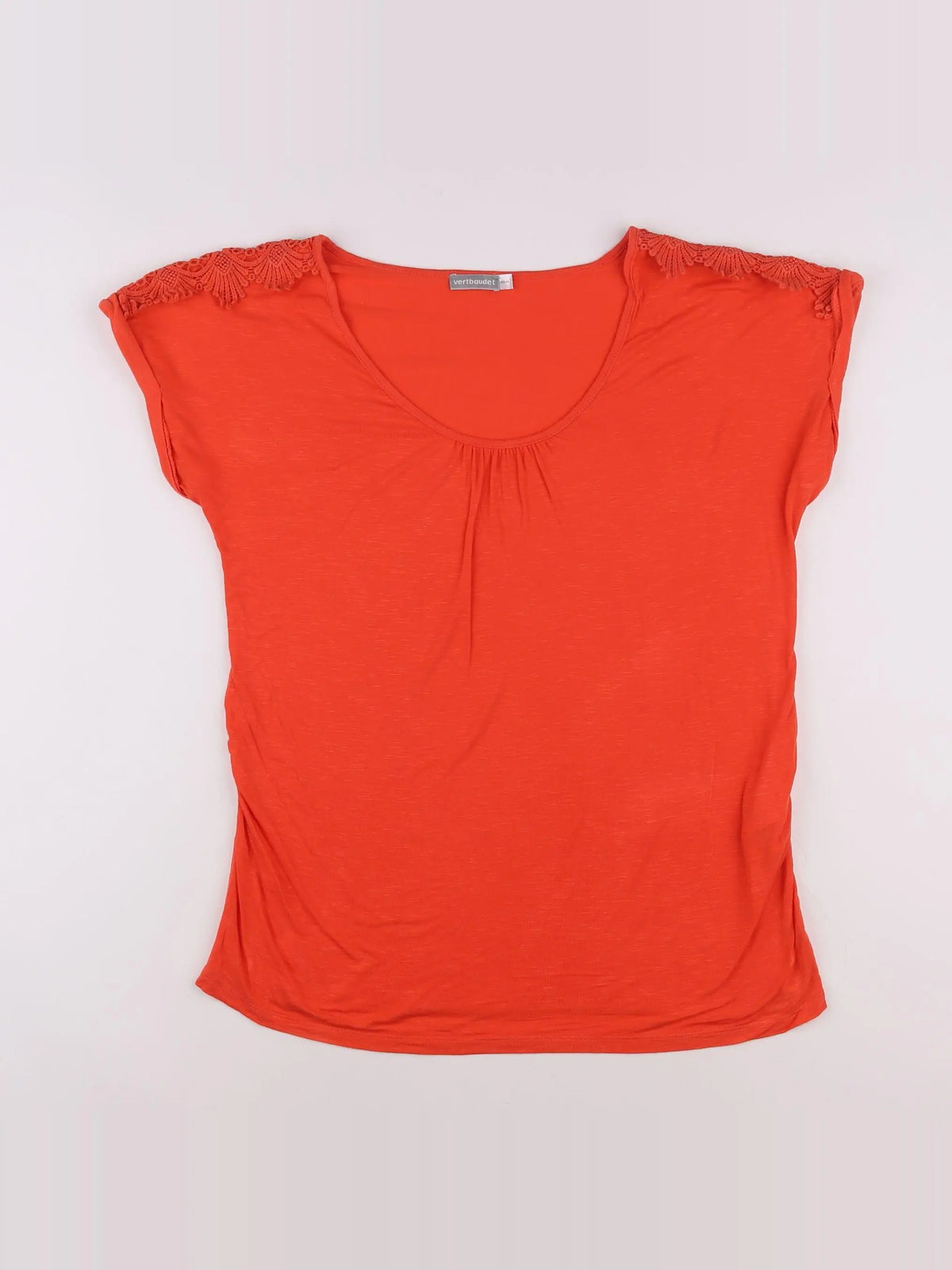 Vertbaudet - tee-shirt grossesse orange - 42 à 44