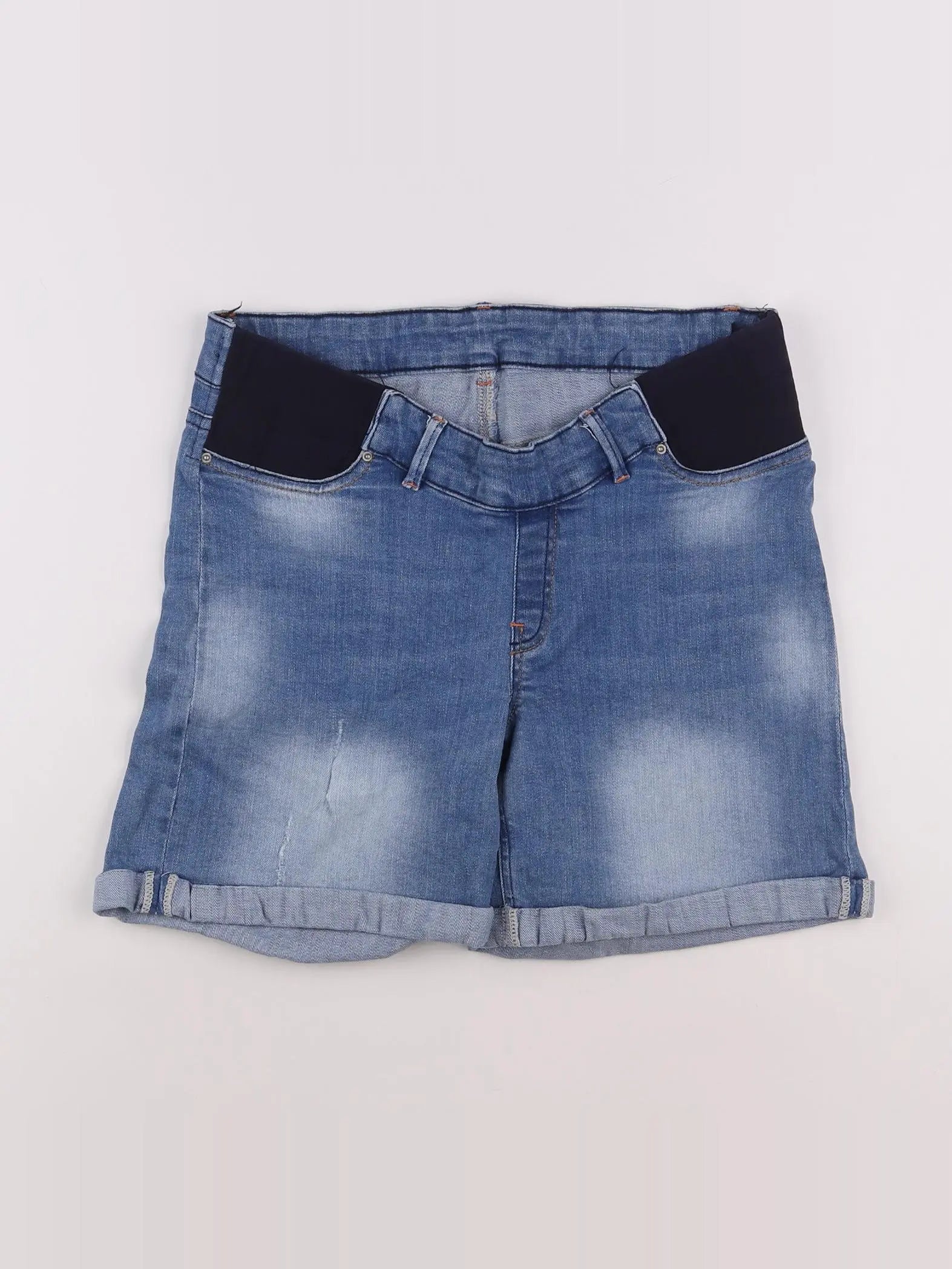 Envie de fraise - short grossesse bleu - 34