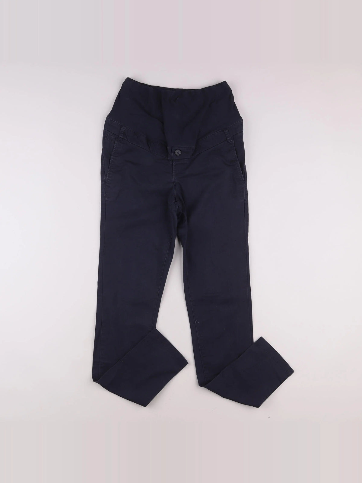 H&M - pantalon grossesse bleu - 36