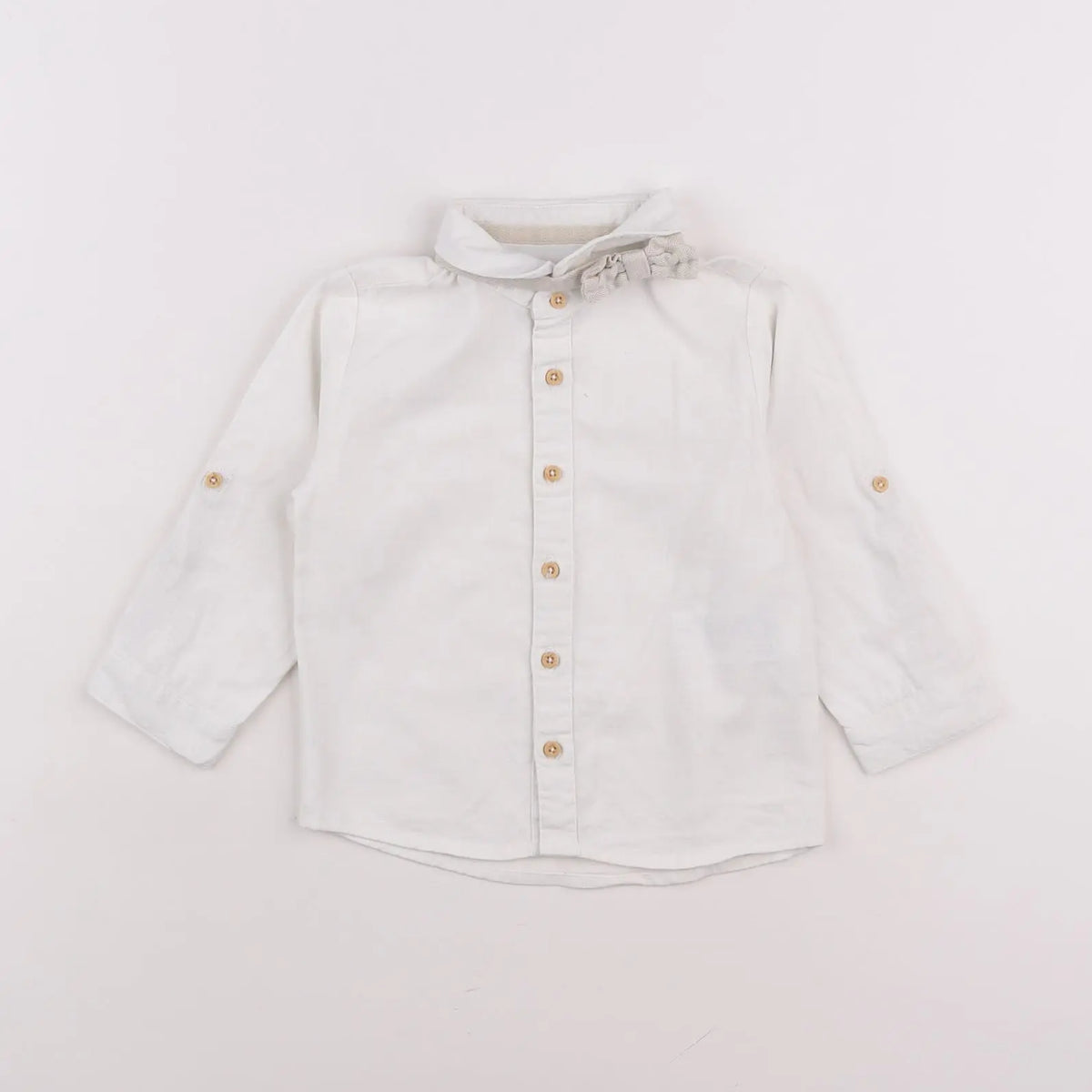 Vertbaudet - chemise beige - 18 mois