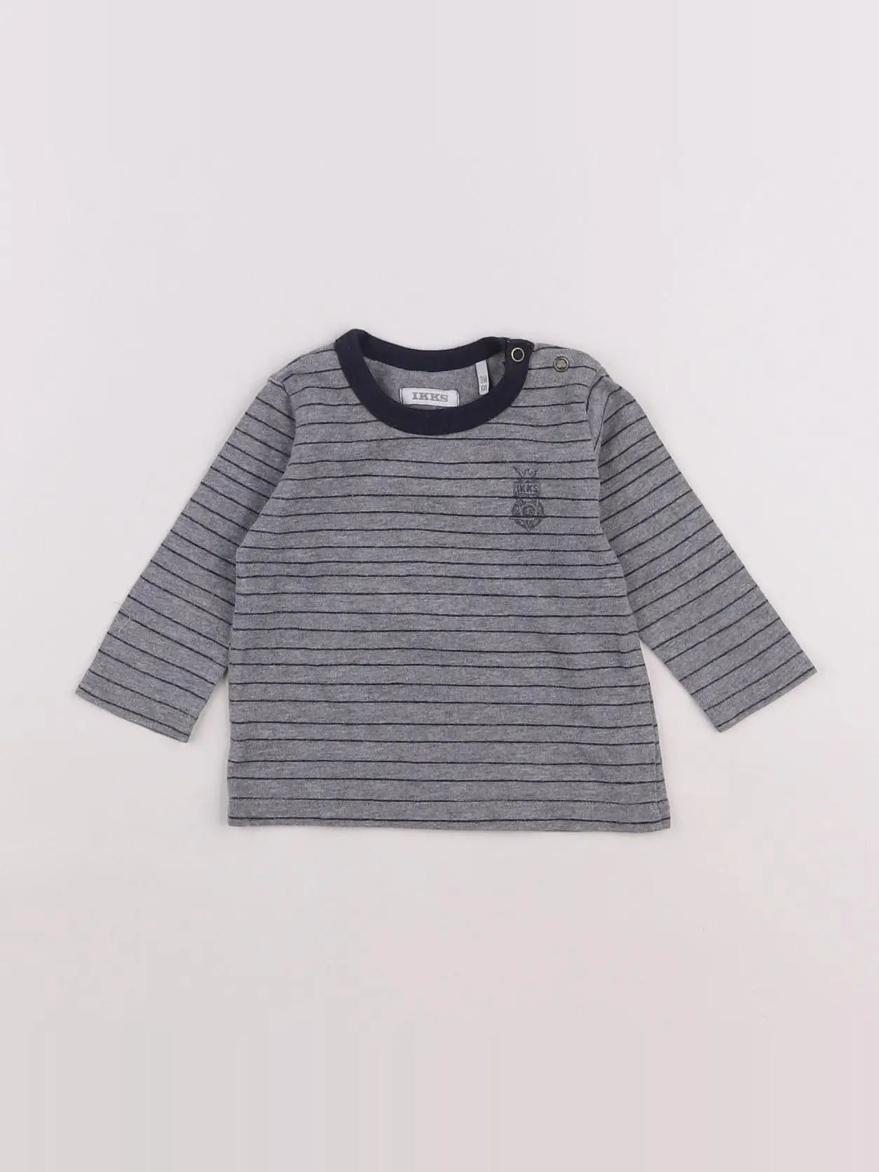 IKKS - tee-shirt gris - 3 mois