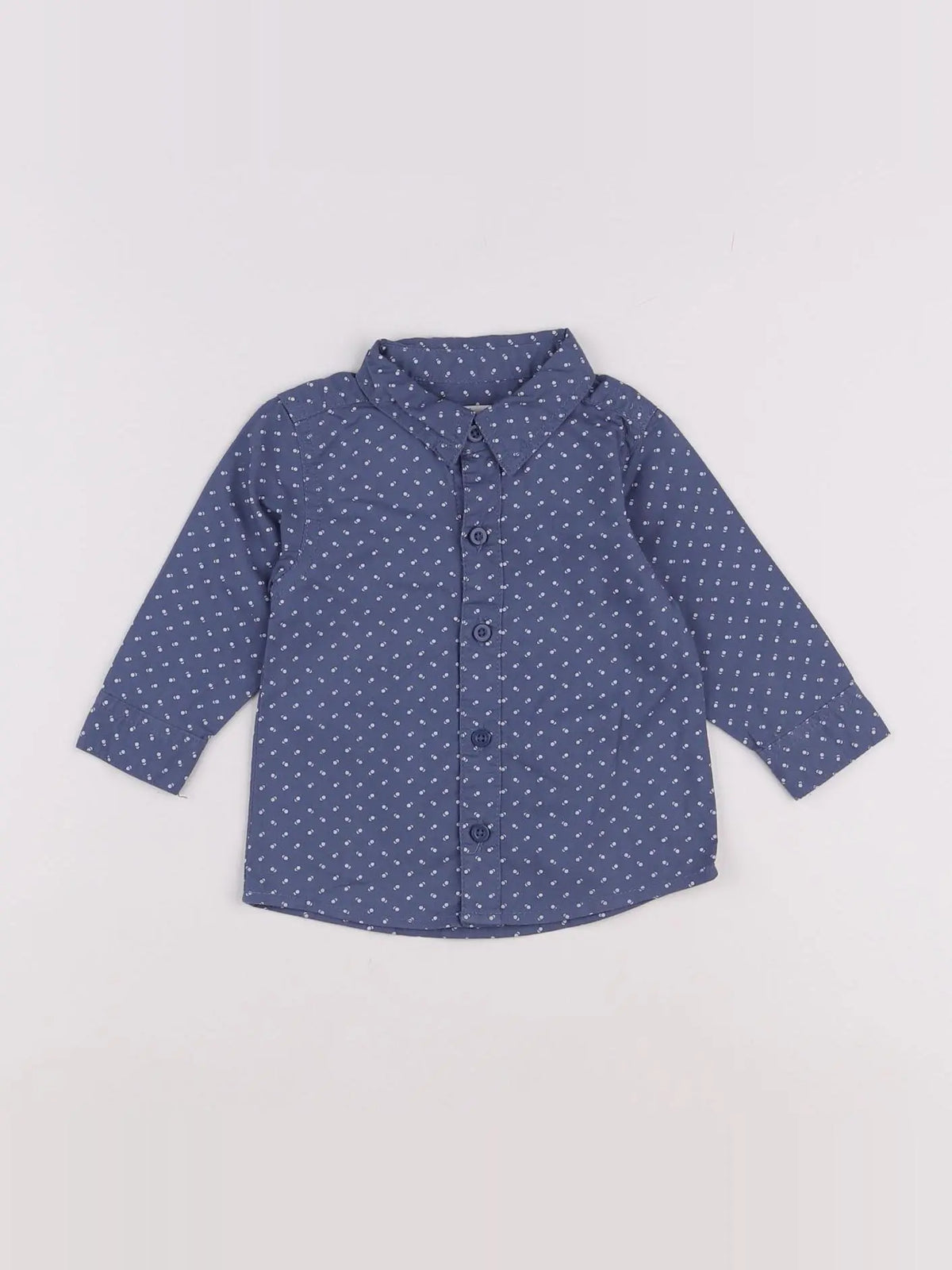 La Redoute - chemise bleu - 6 mois