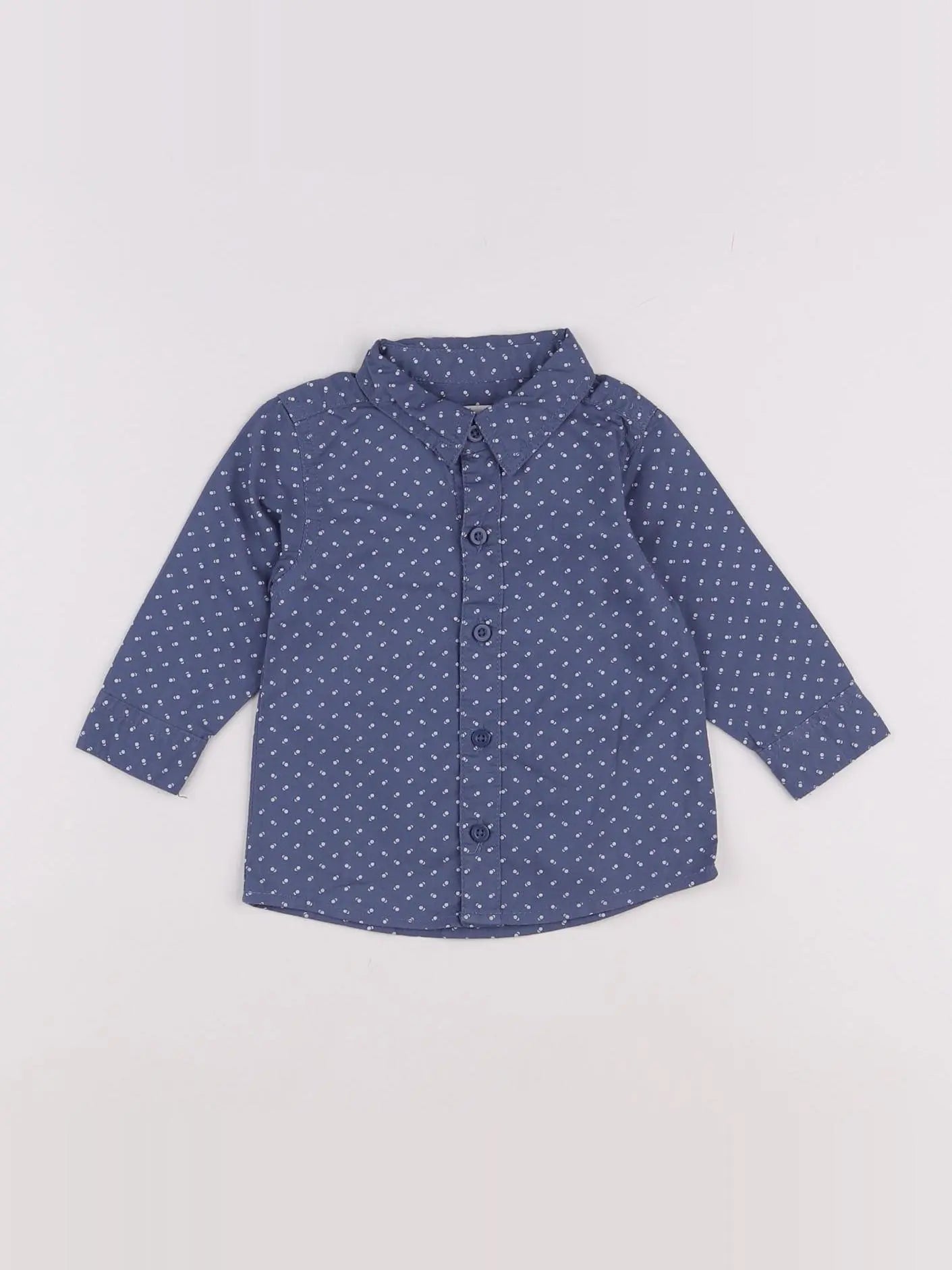 La Redoute - chemise bleu - 6 mois