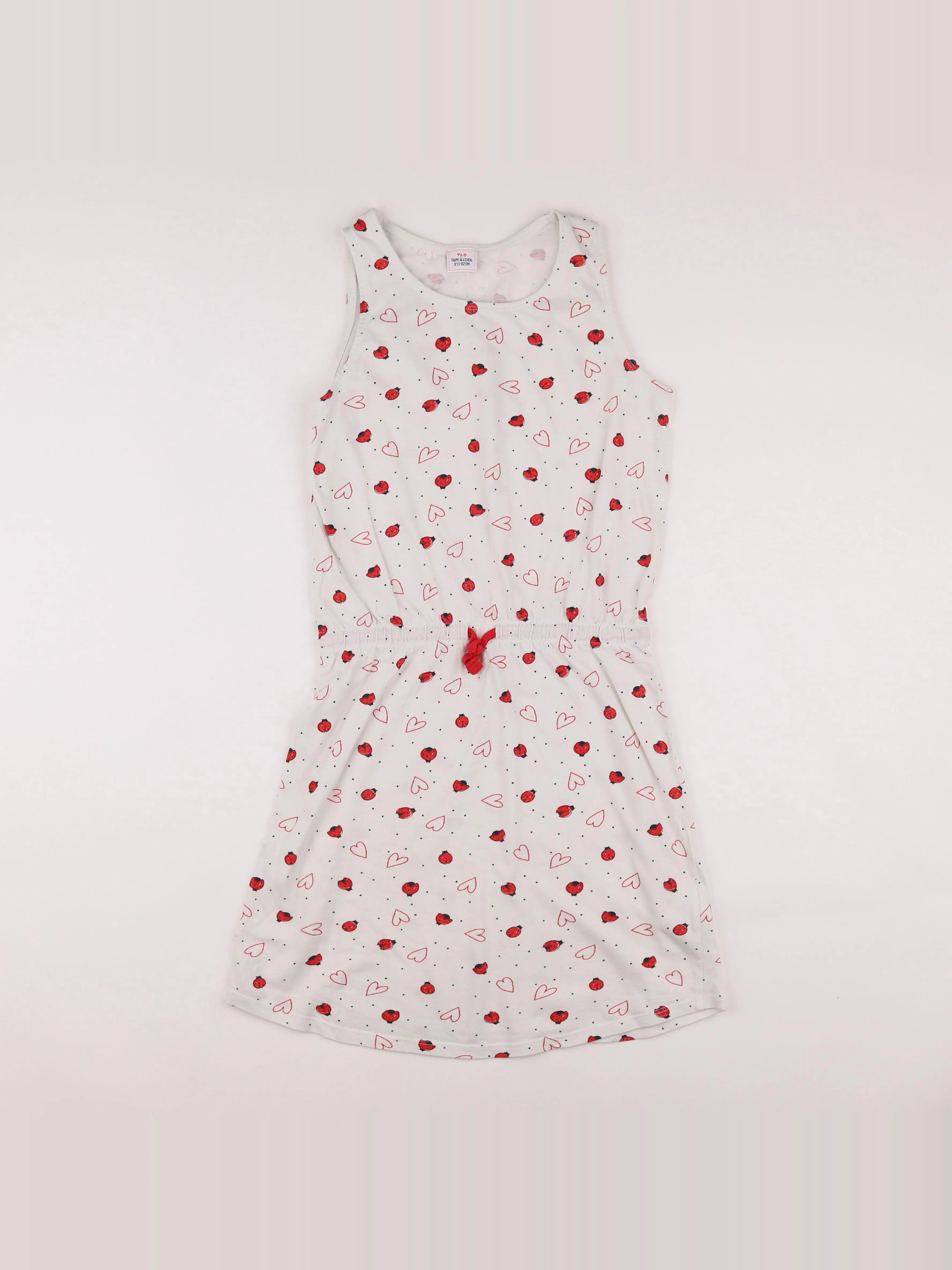 Tape à l'oeil - robe blanc, rouge - 12 ans