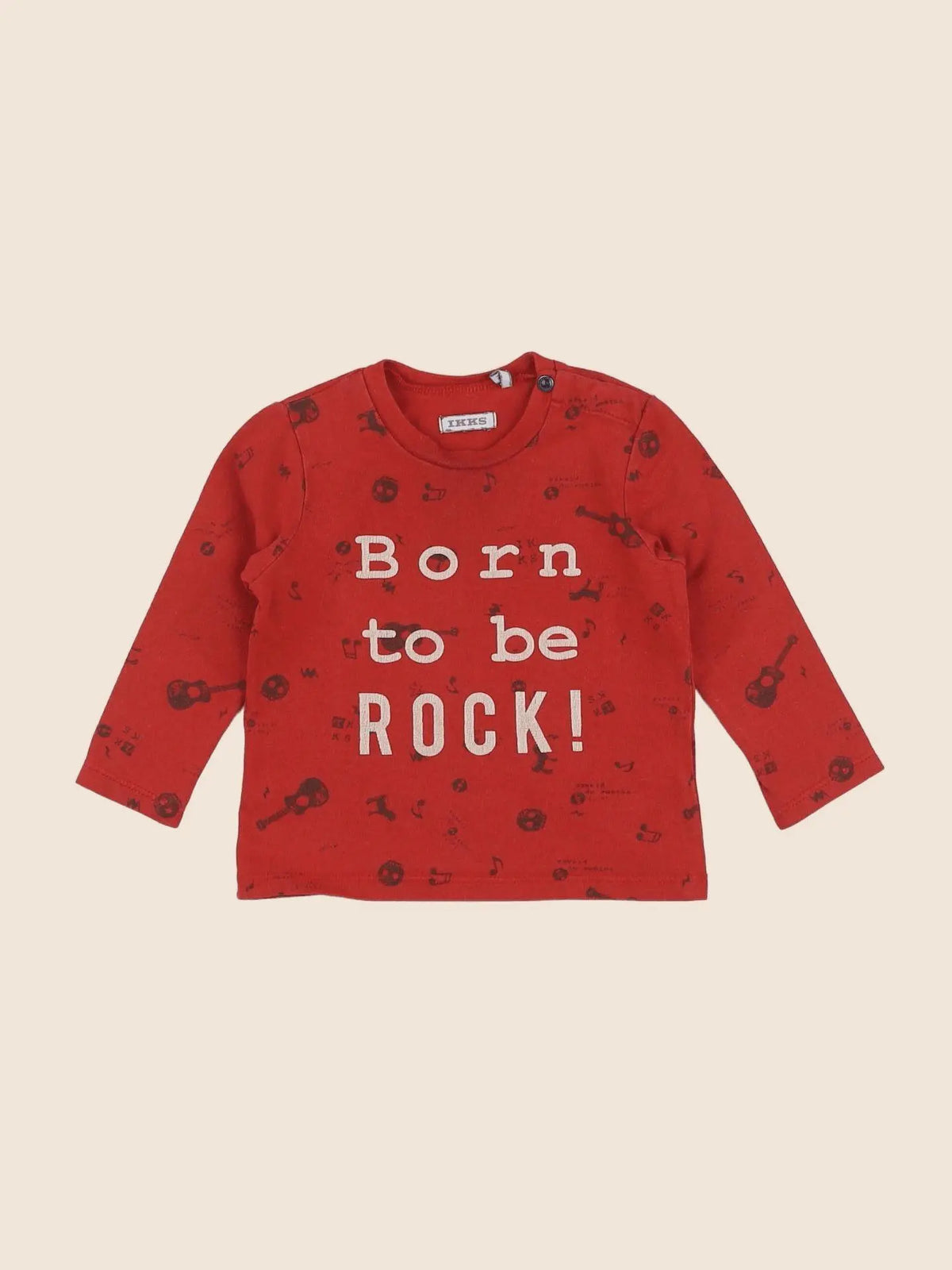IKKS - tee-shirt rouge - 12 mois