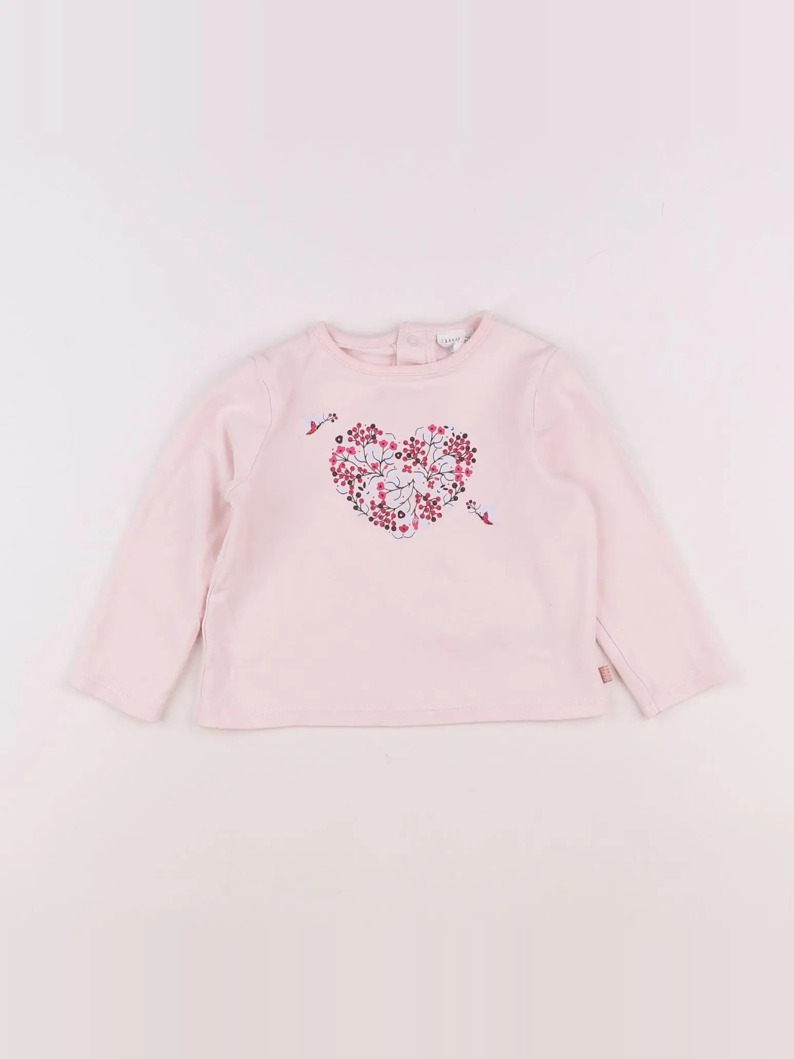 Carrément Beau - tee-shirt rose - 2 ans