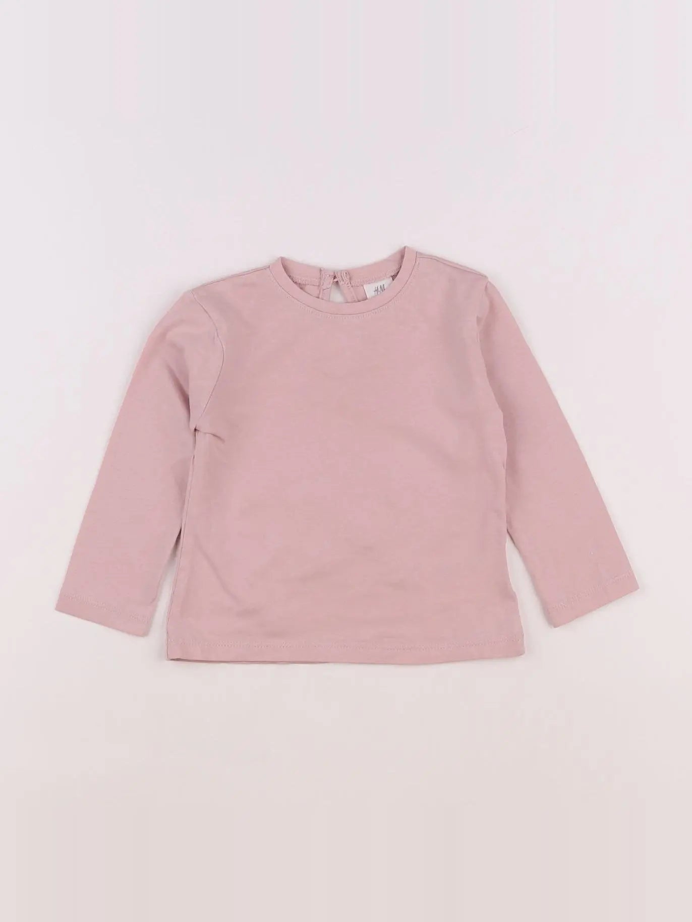 H&M - tee-shirt rose - 9/12 mois