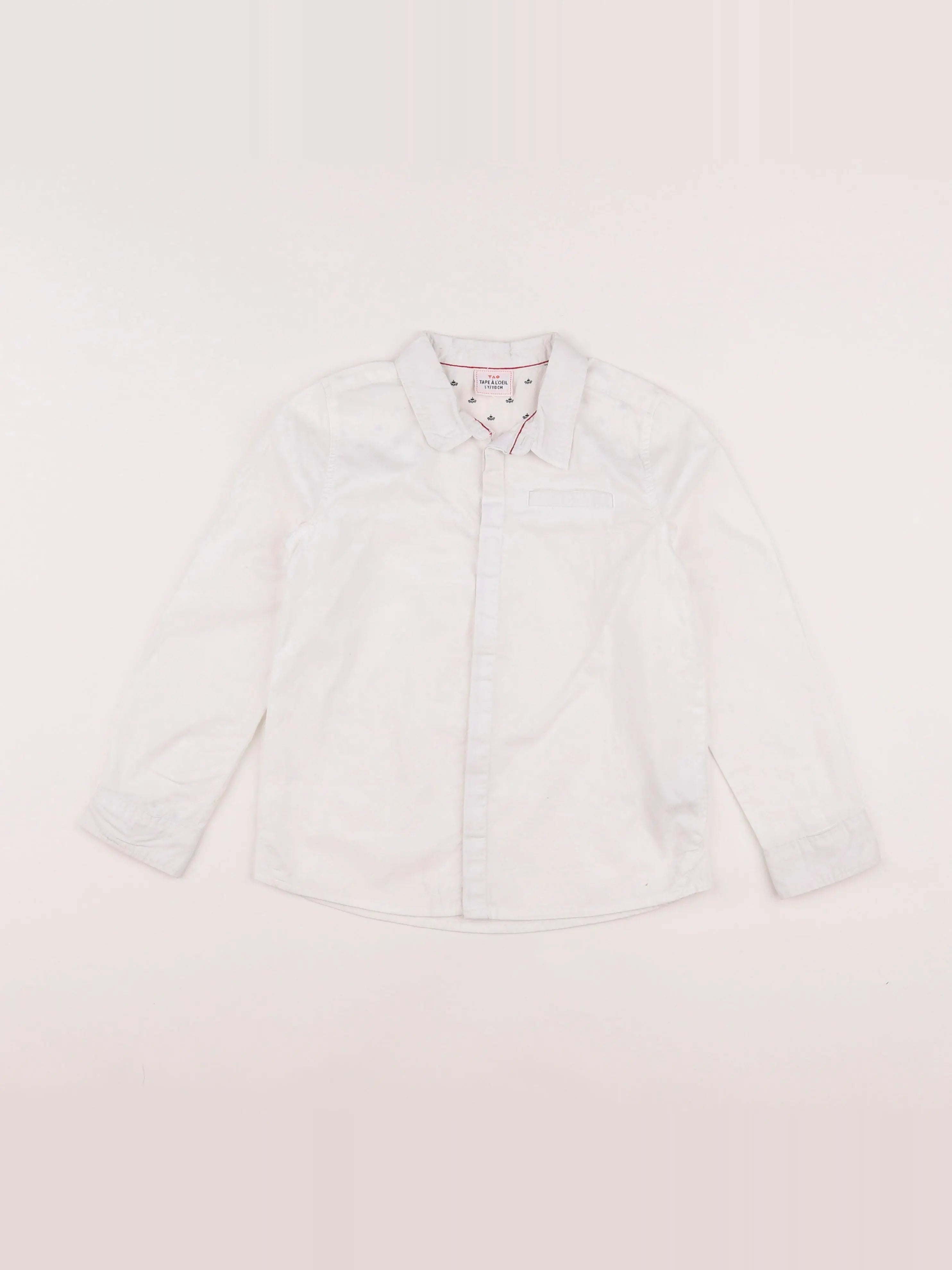 Tape à l'oeil - chemise blanc - 5 ans
