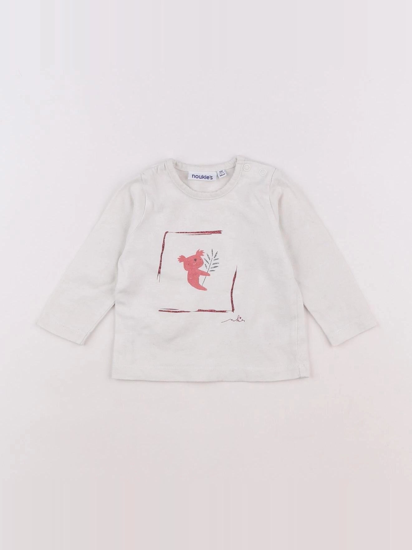 Noukie's - tee-shirt blanc - 6 mois