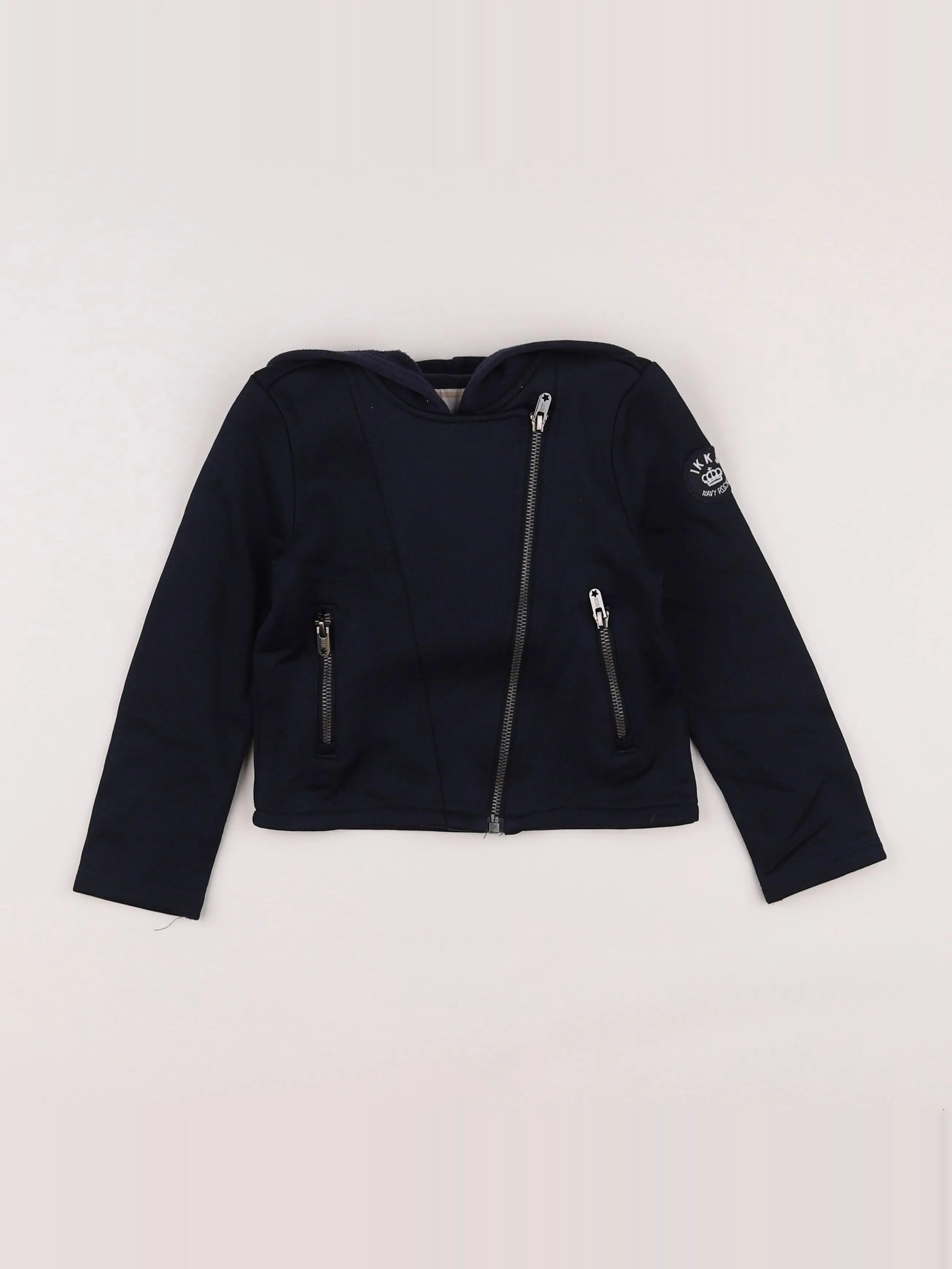 H&M - veste bleu - 5 ans