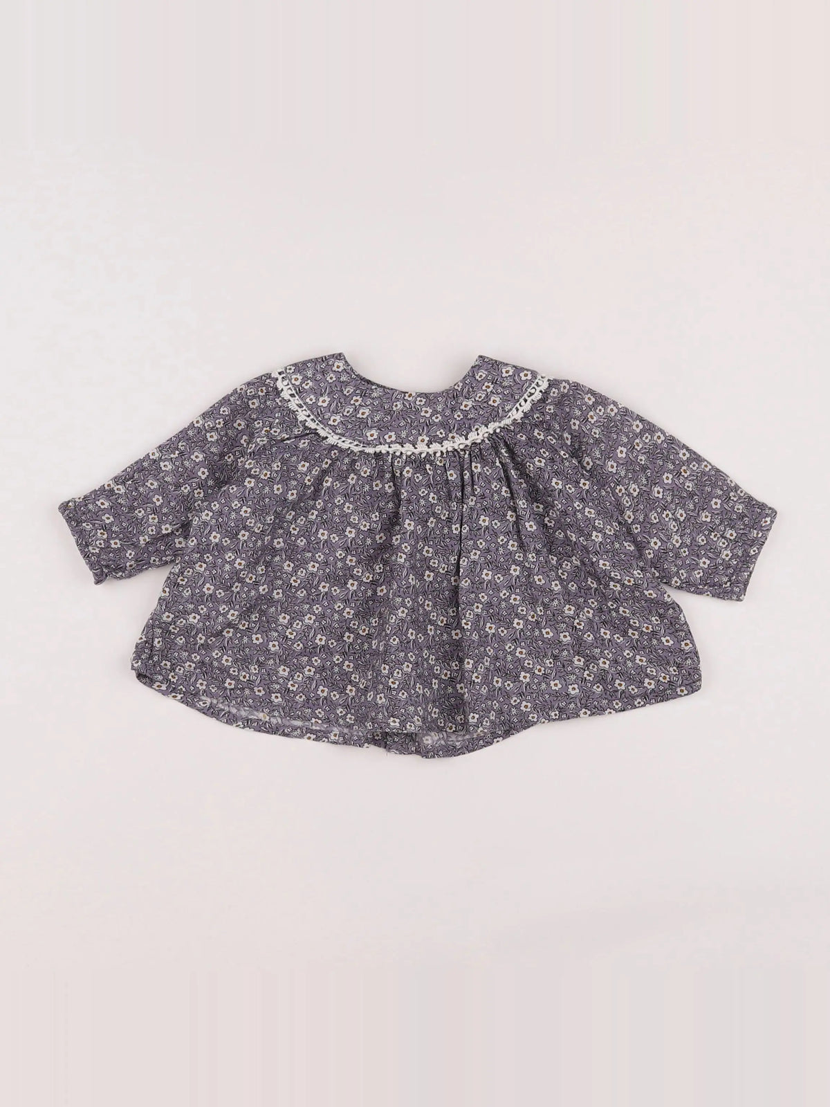 Boutchou - blouse violet - 3 mois