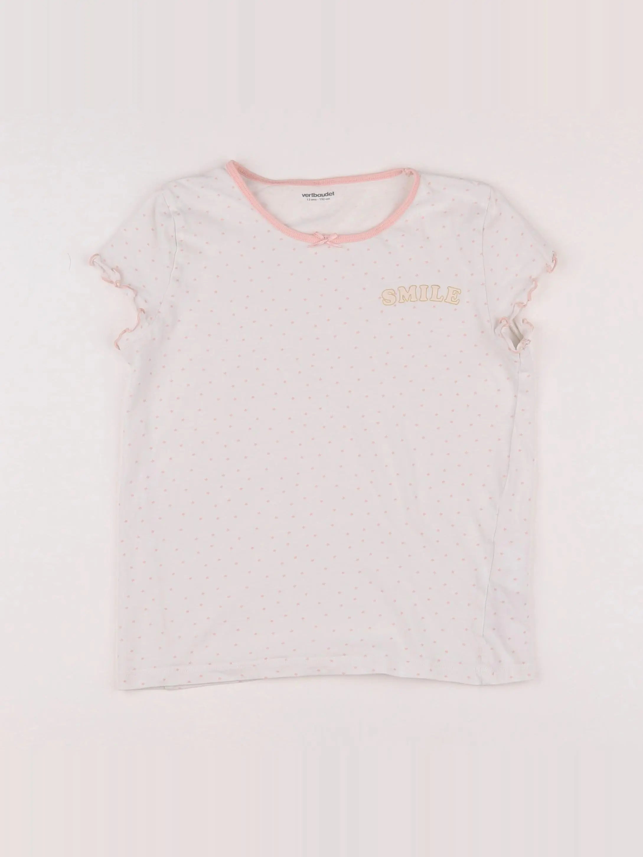 Vertbaudet - maillot de corps blanc - 12 ans