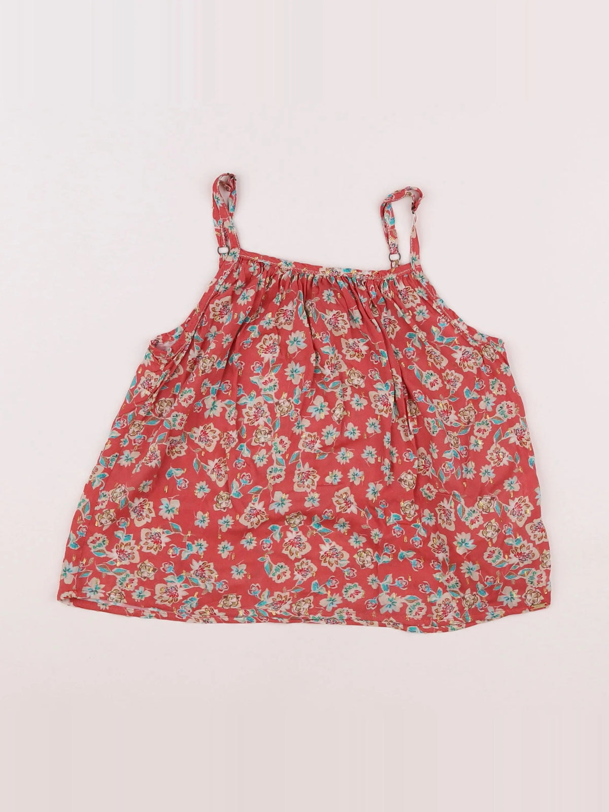 IKKS - blouse rouge - 8 ans