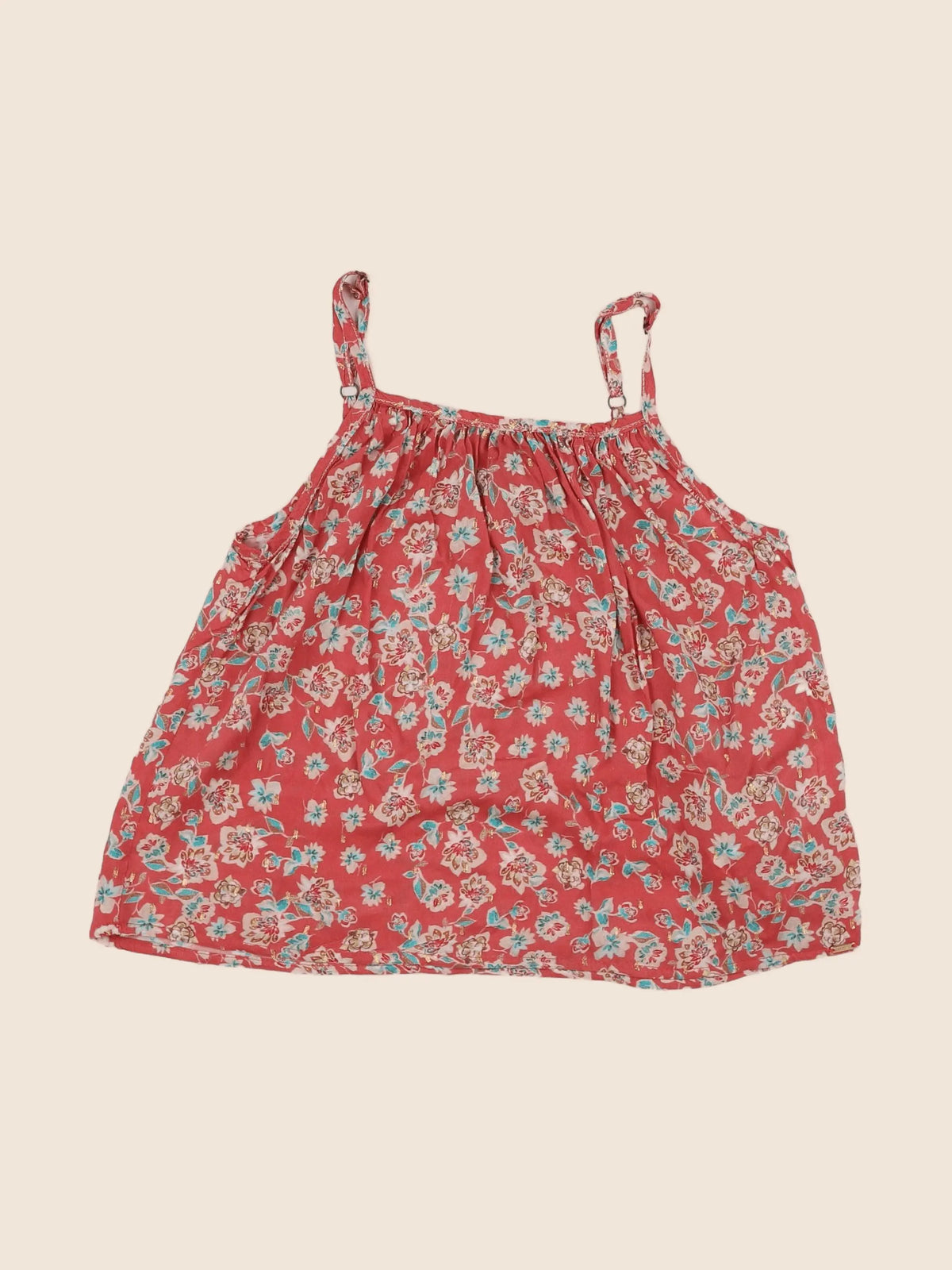 IKKS - blouse rouge - 8 ans