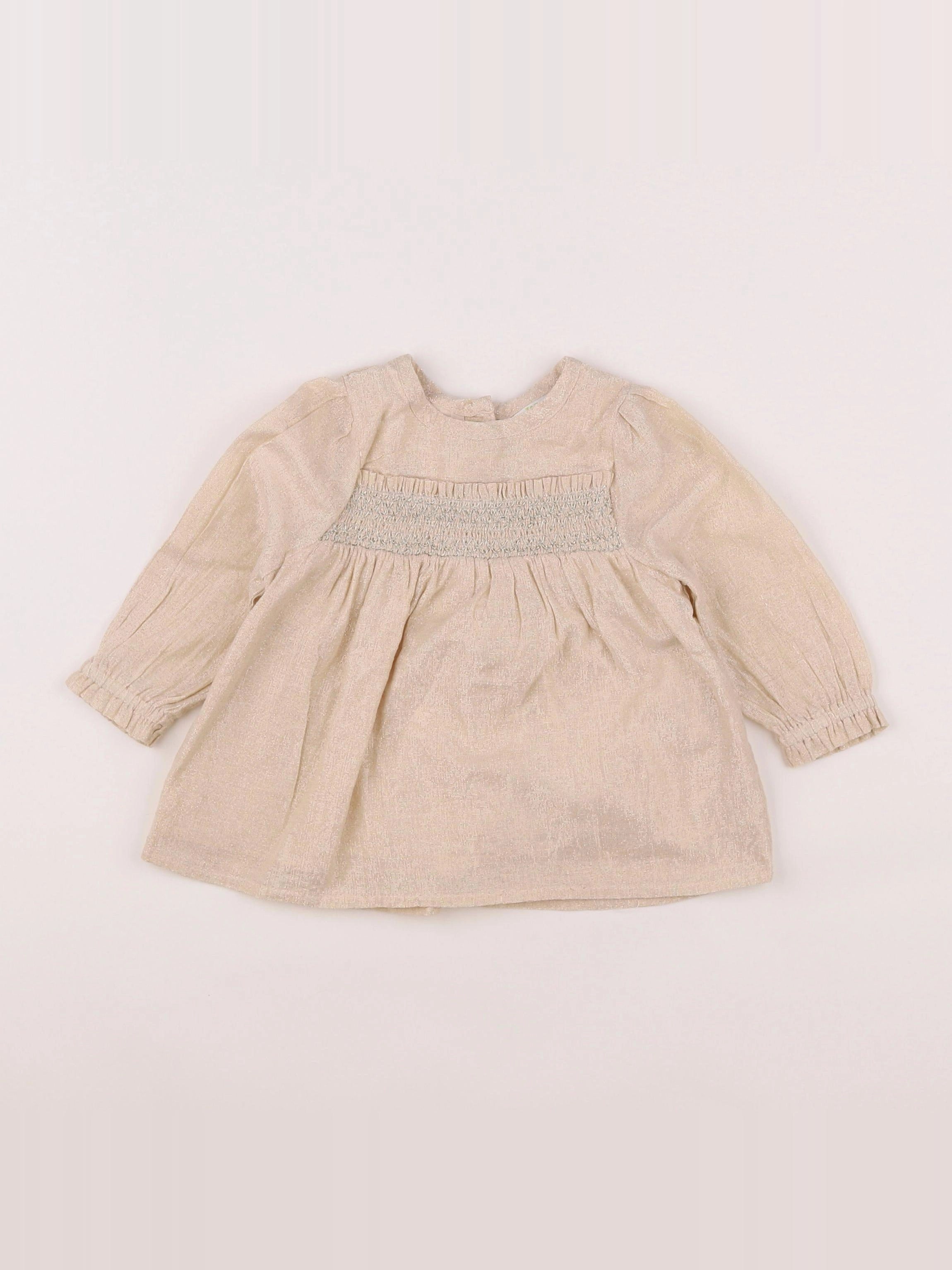 Tape à l'oeil - blouse or - 12 mois