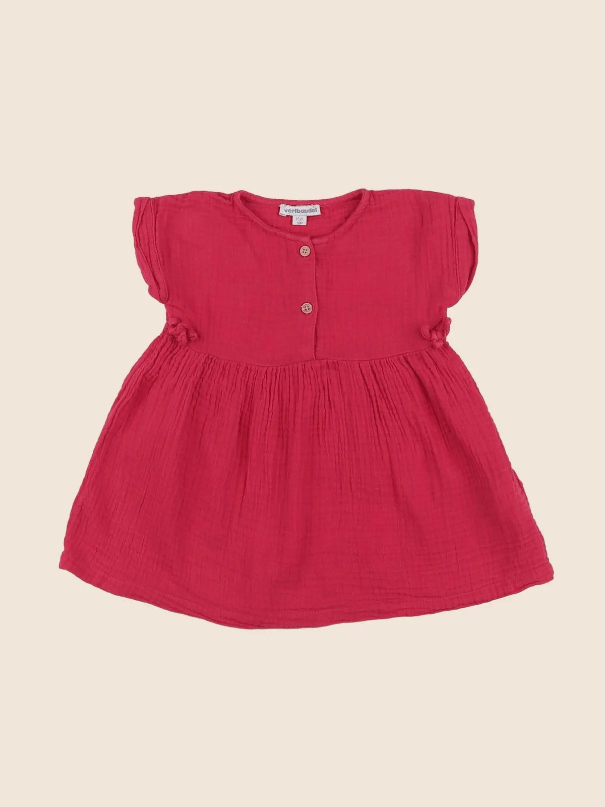 Vertbaudet - robe rose - 18 mois