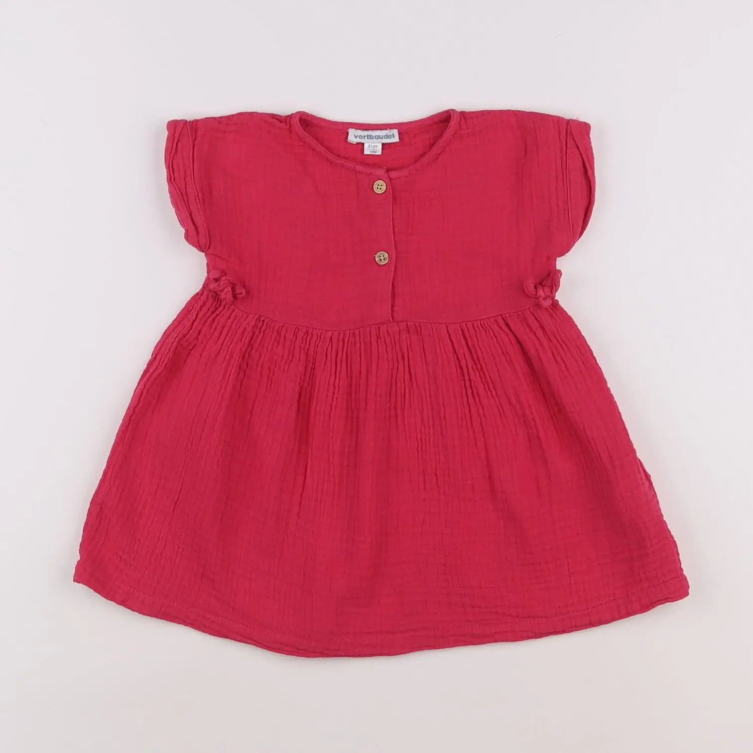Vertbaudet - robe rose - 18 mois