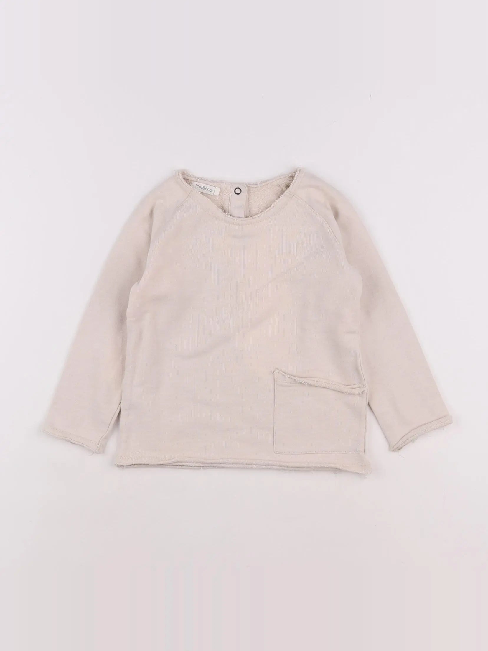 Phil & Phae - sweat beige - 4 ans
