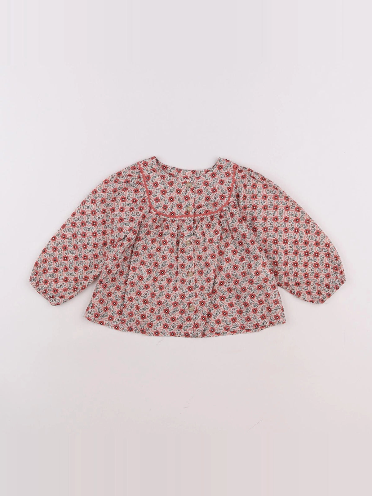 Bonton - blouse rose - 18 mois