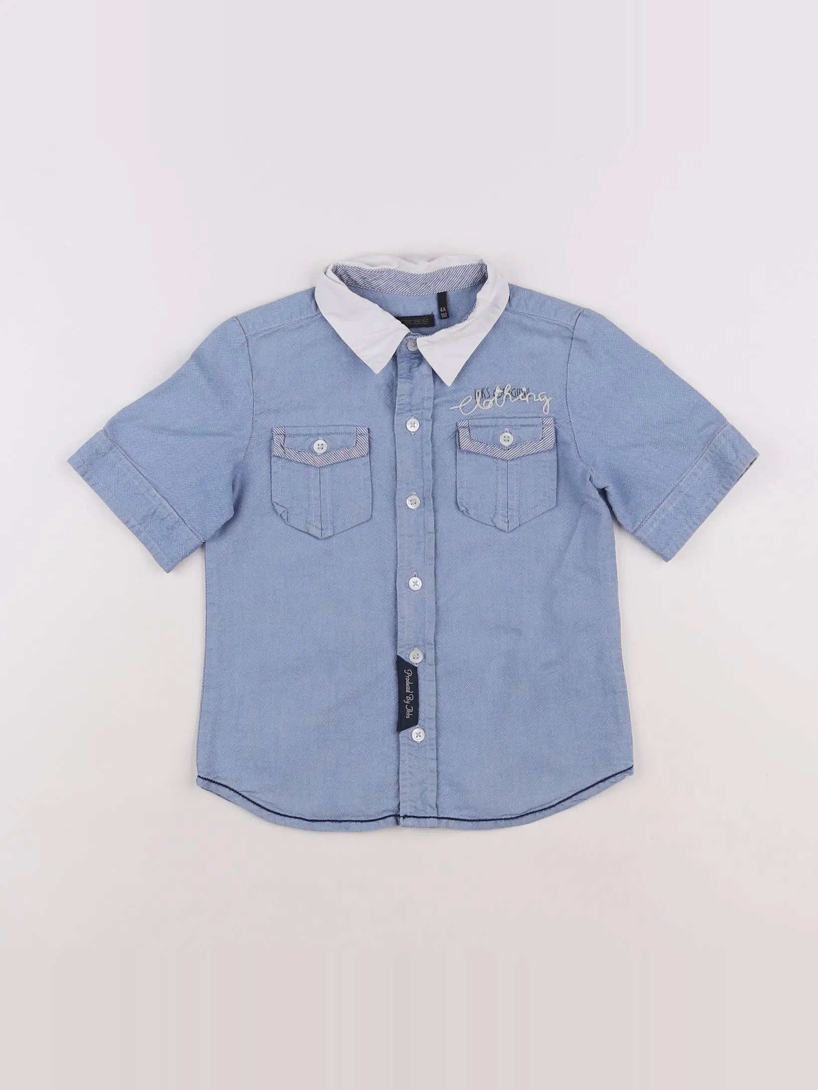 IKKS - chemise bleu - 4 ans