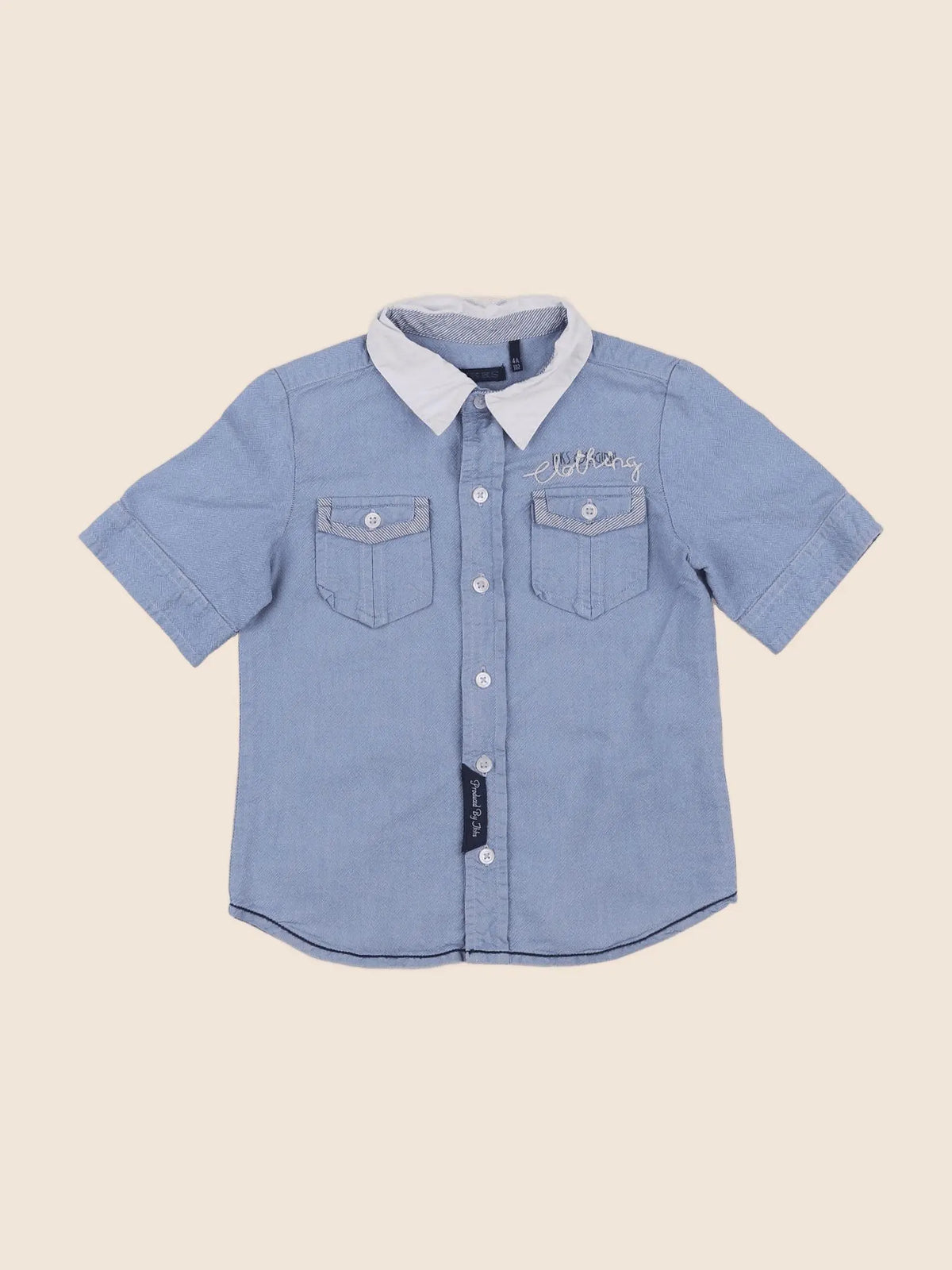 IKKS - chemise bleu - 4 ans