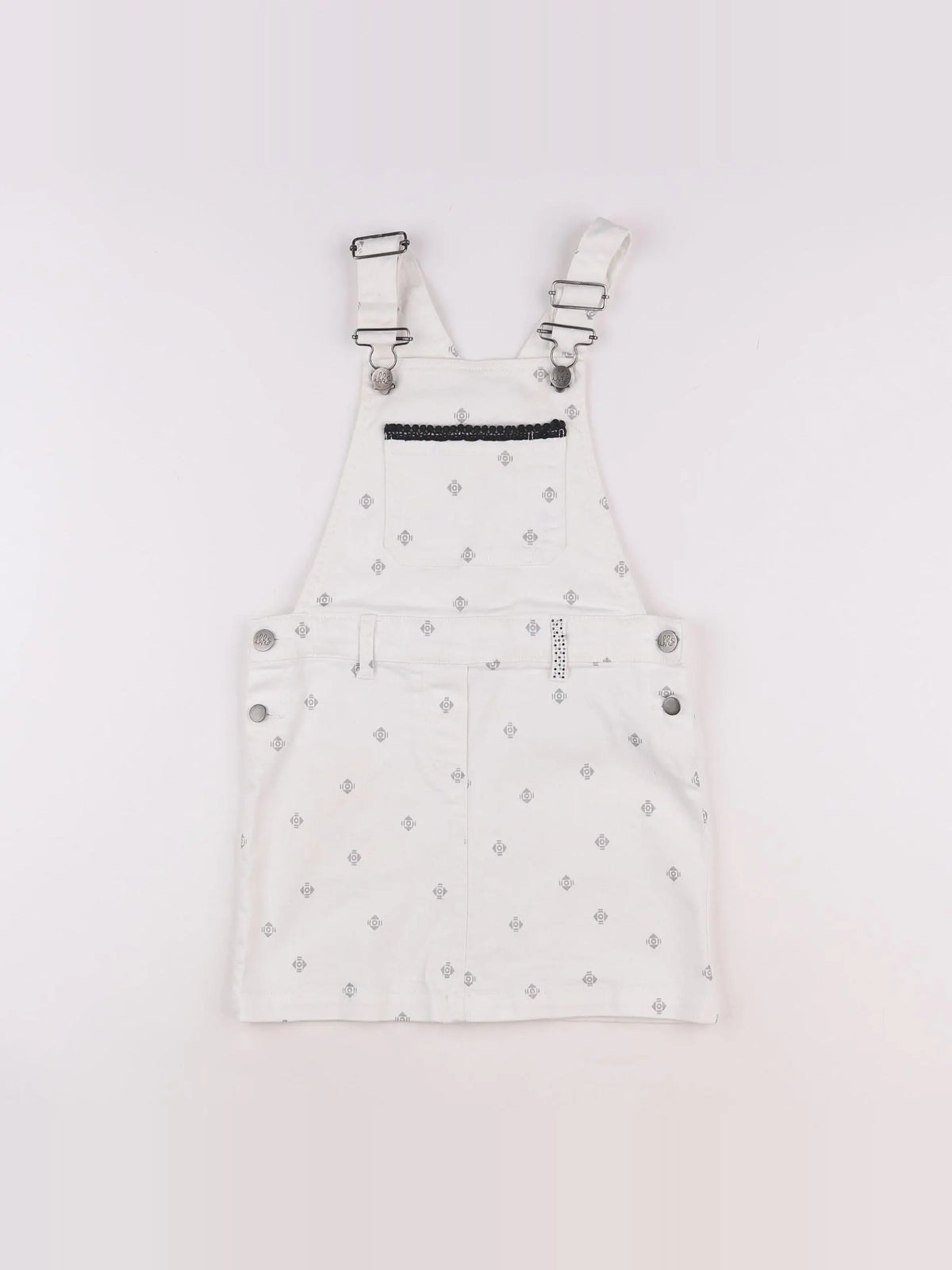 IKKS - robe blanc - 8 ans