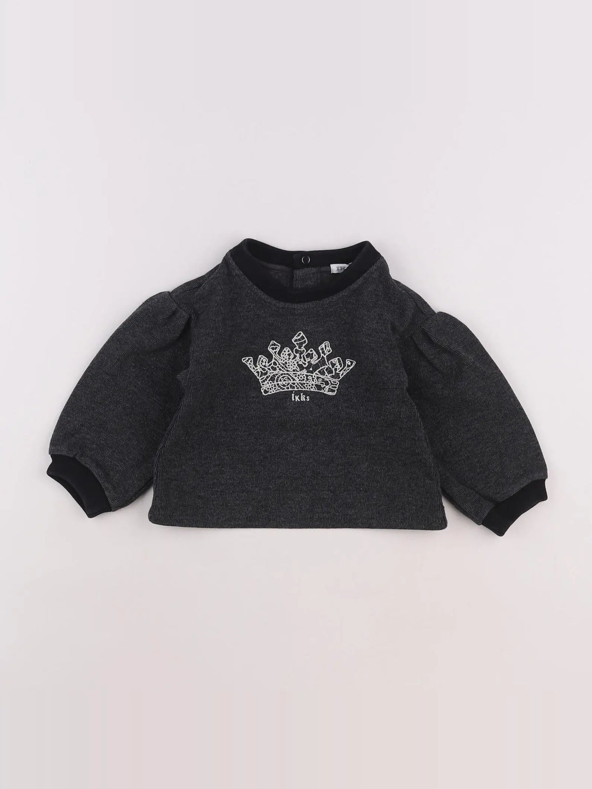 IKKS - sweat gris - 18 mois