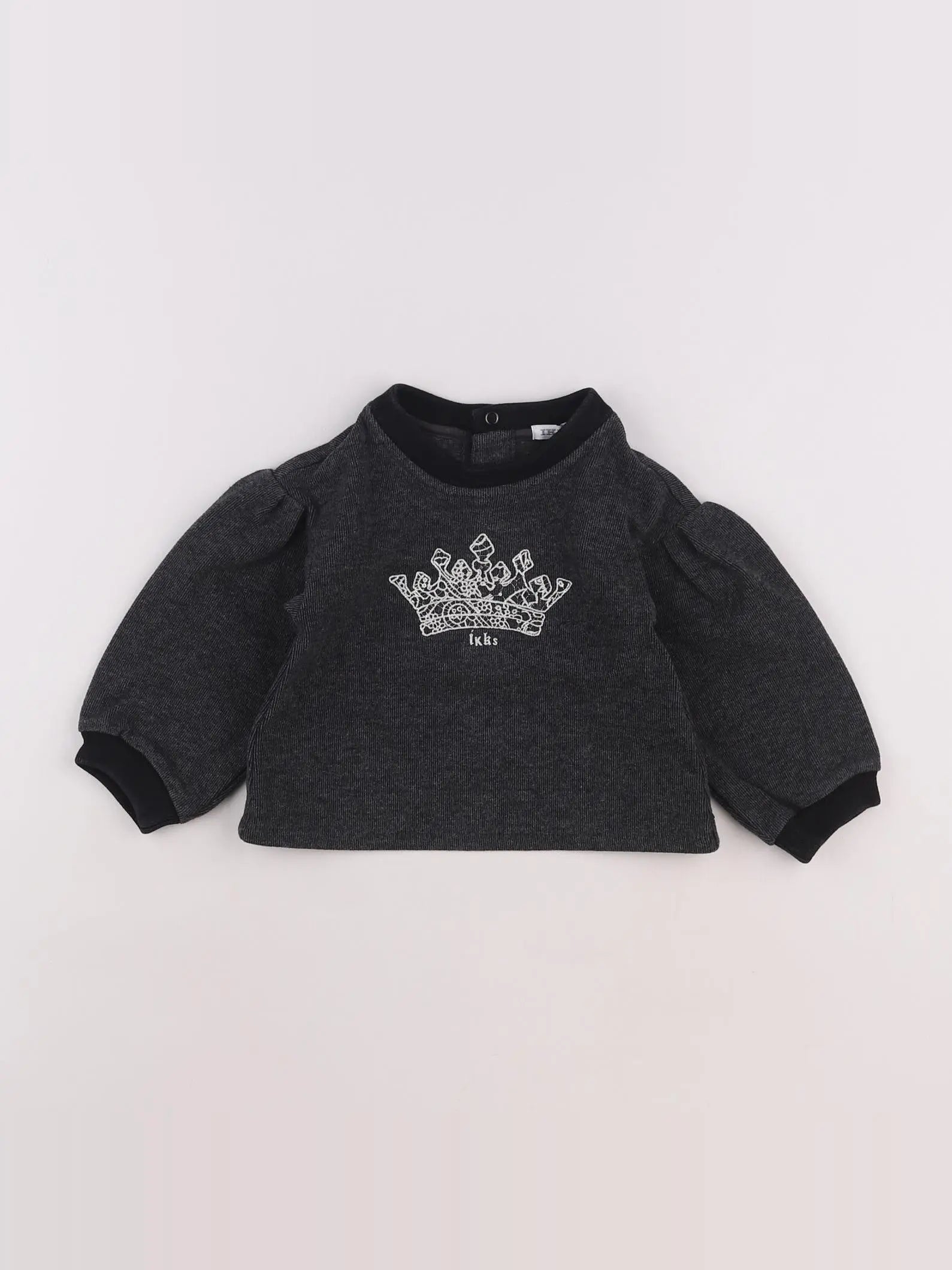 IKKS - sweat gris - 18 mois