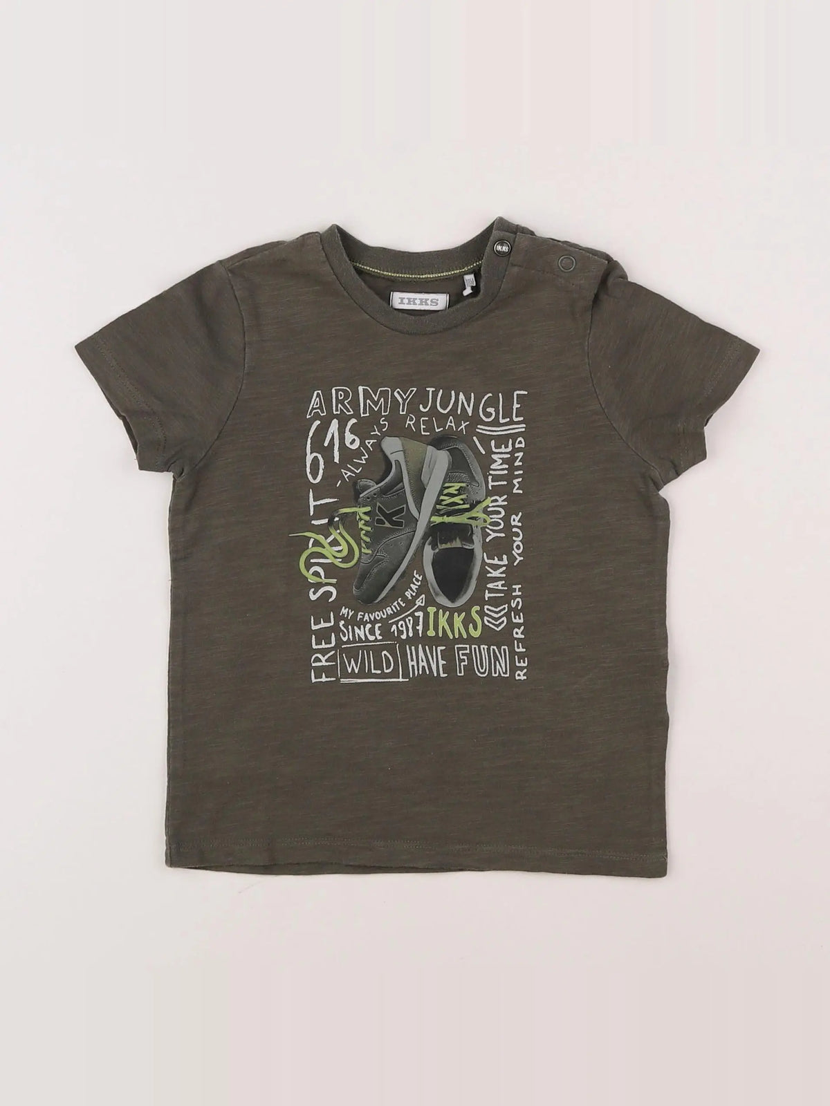 IKKS - tee-shirt vert - 18 mois
