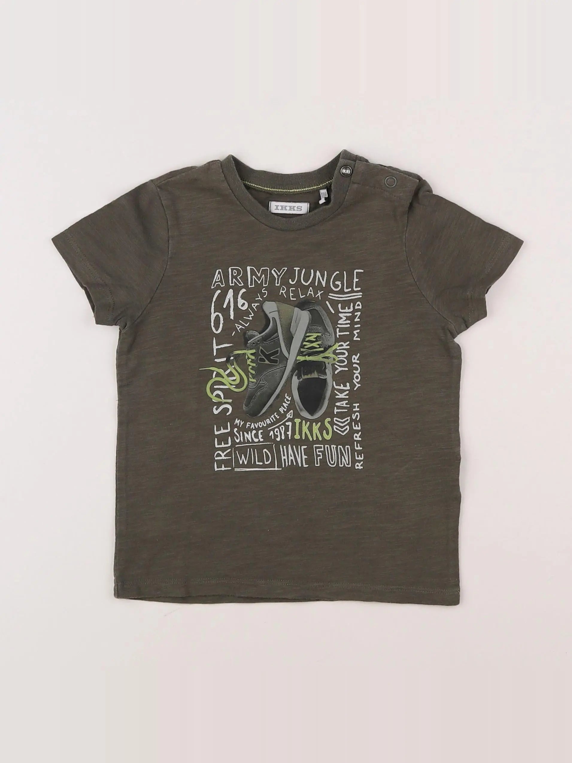 IKKS - tee-shirt vert - 18 mois