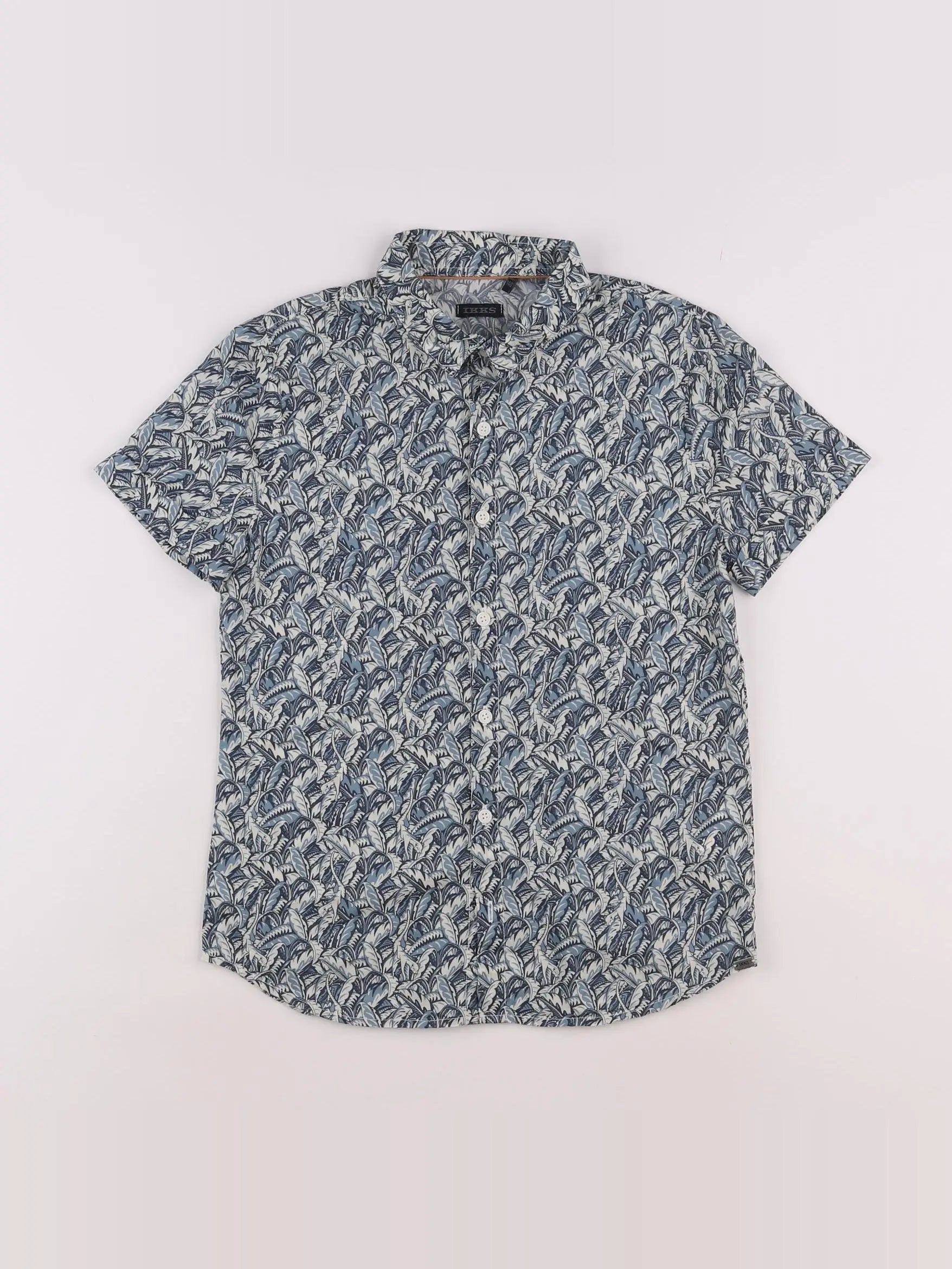 IKKS - chemise bleu - 10 ans